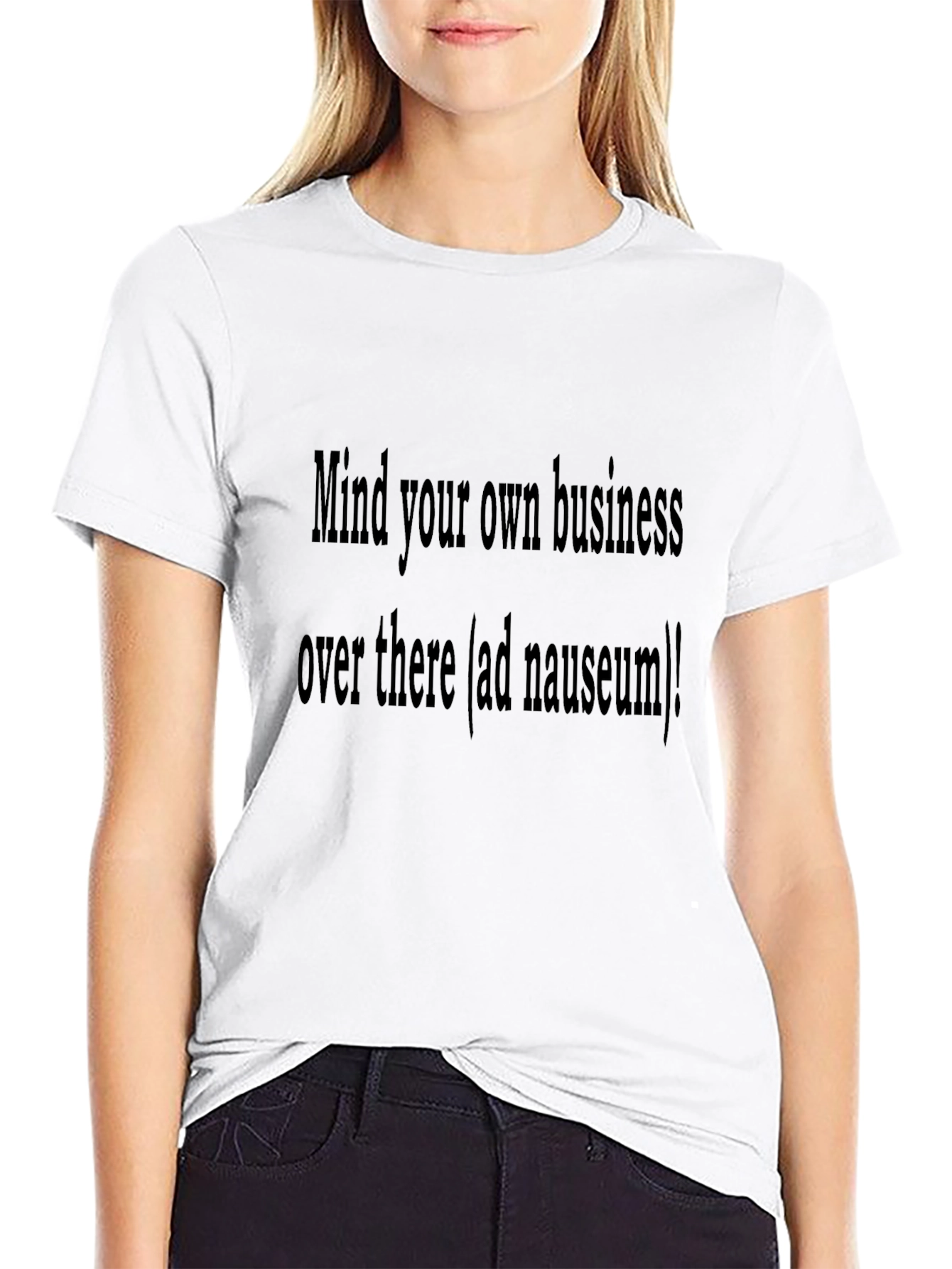 Mind Your Business T-Shirt - Black Slogan Tee