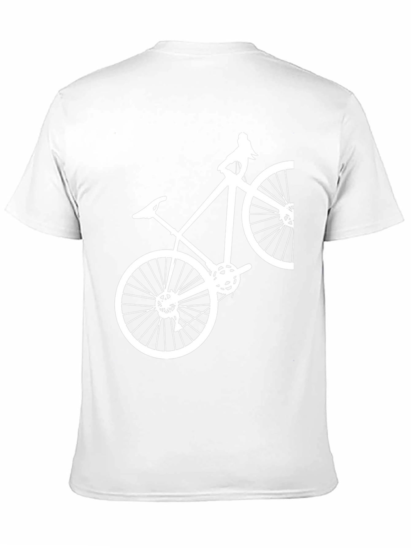 Bike Graphic Tee - Casual Cotton Blend