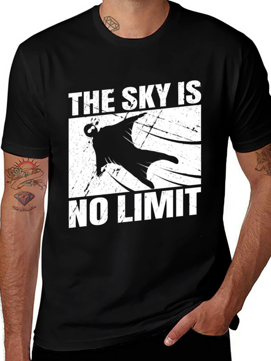 Skys the Limit Graphic T-Shirt - Black