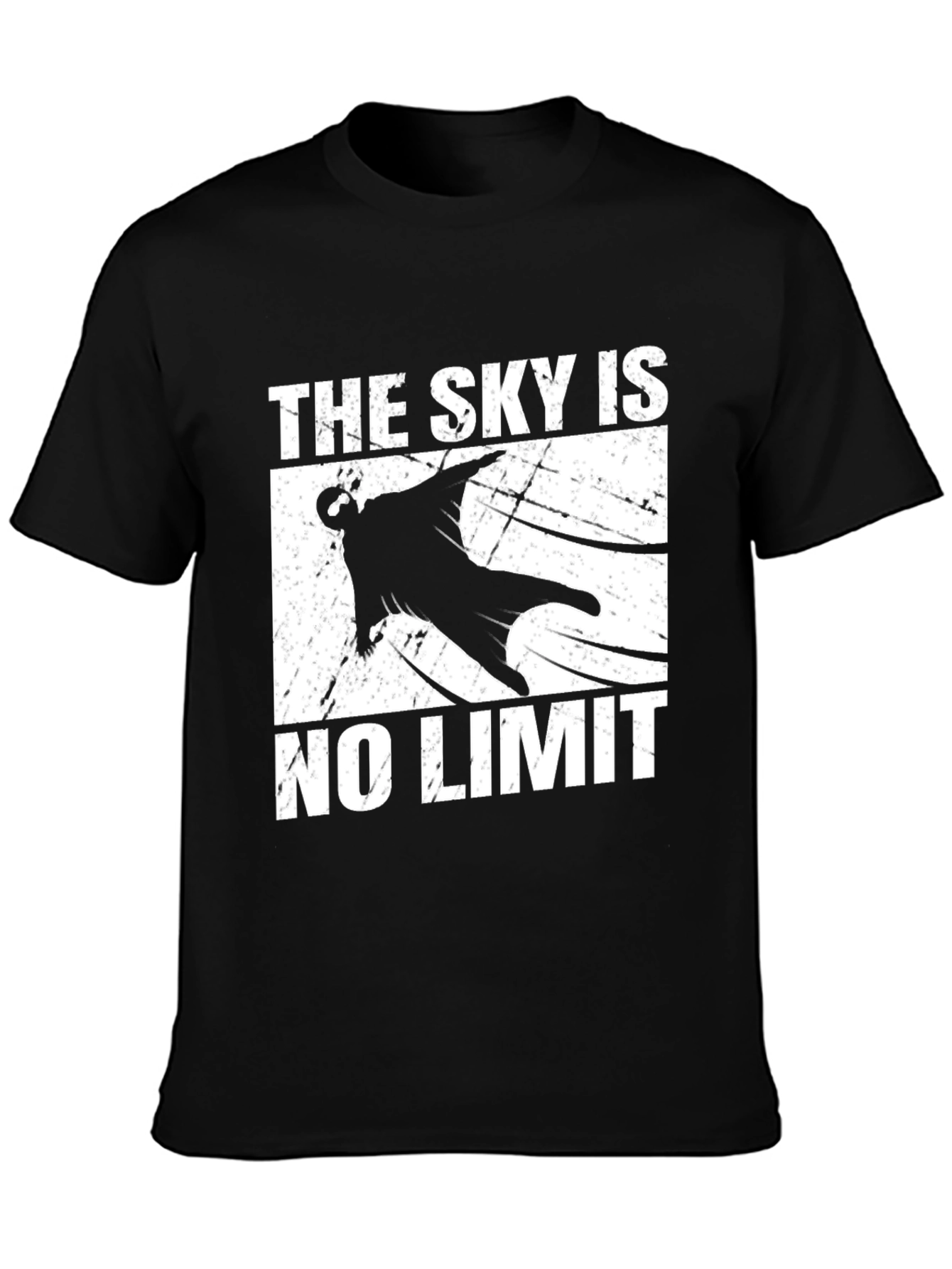 Skys the Limit Graphic T-Shirt - Black