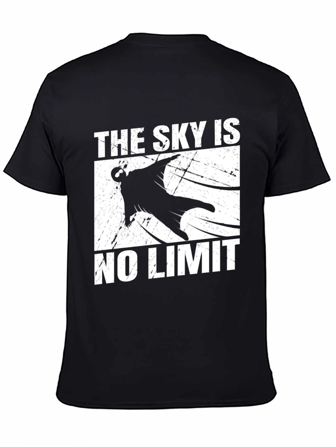 Skys the Limit Graphic T-Shirt - Black