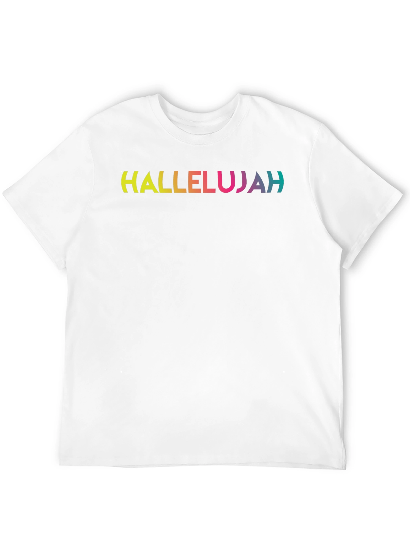 Hallelujah Rainbow Graphic T-Shirt