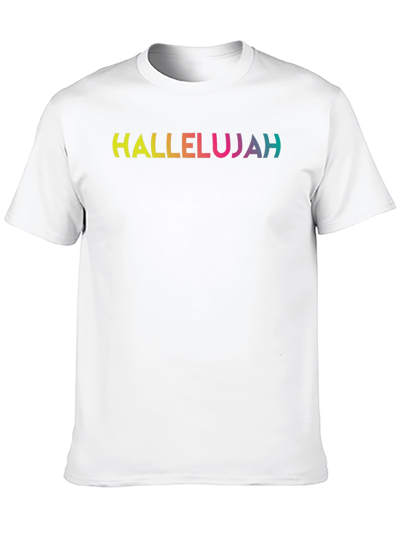 Hallelujah Rainbow Graphic T-Shirt