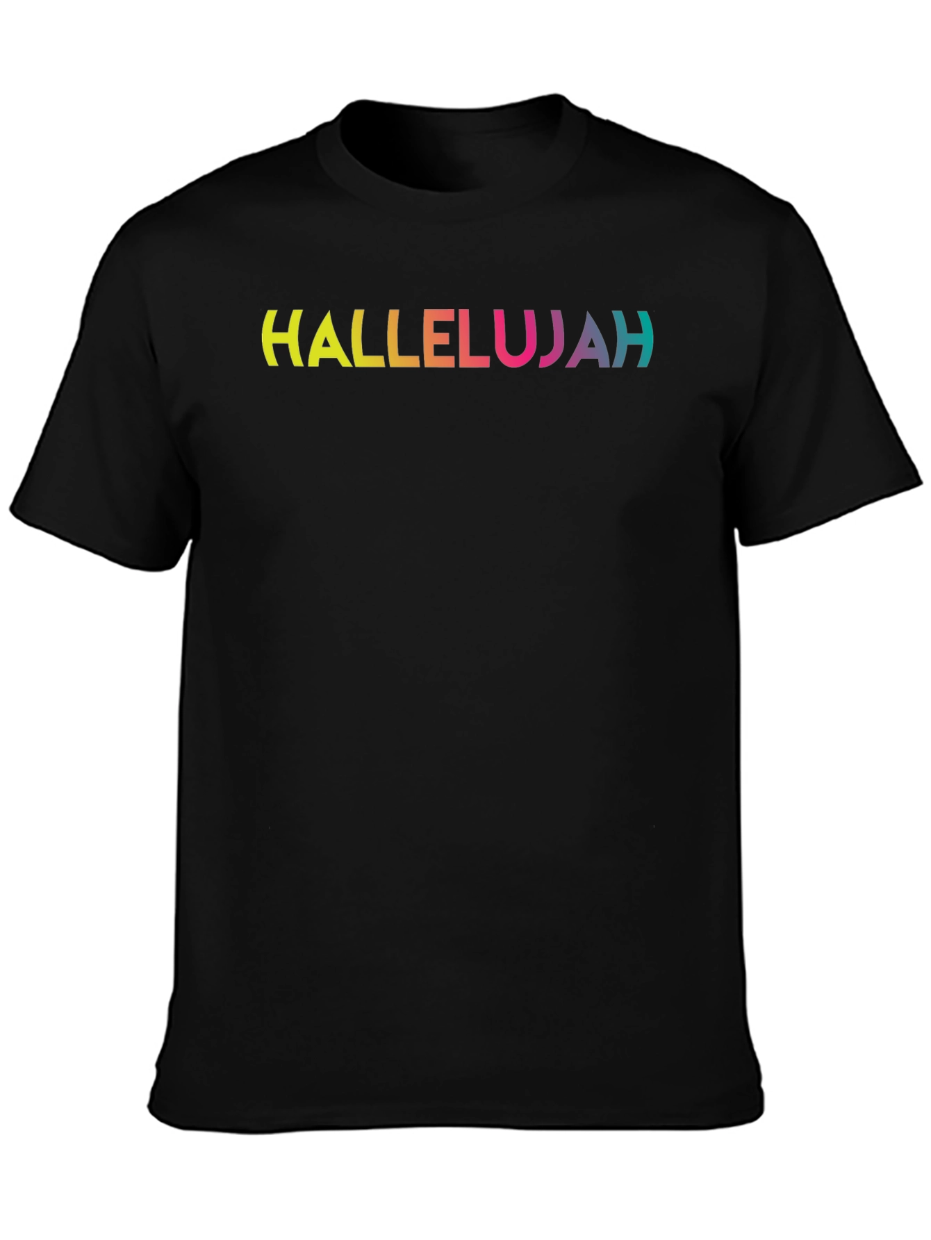 Hallelujah Rainbow Graphic T-Shirt