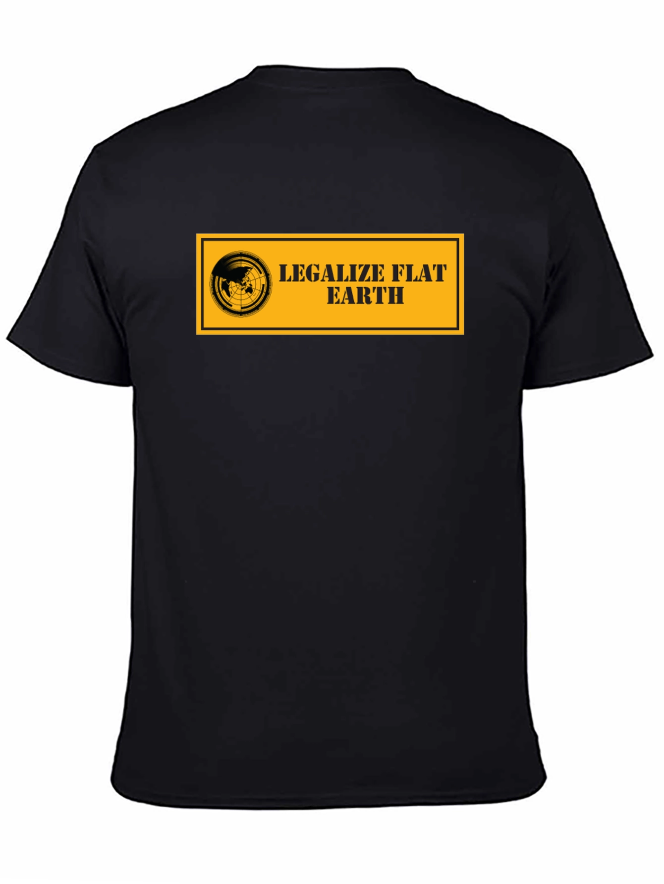 Legalize Flat Earth T-Shirt - Black