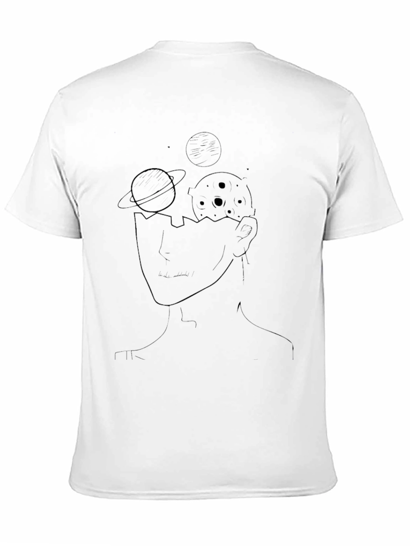 Space Mind Black T-Shirt