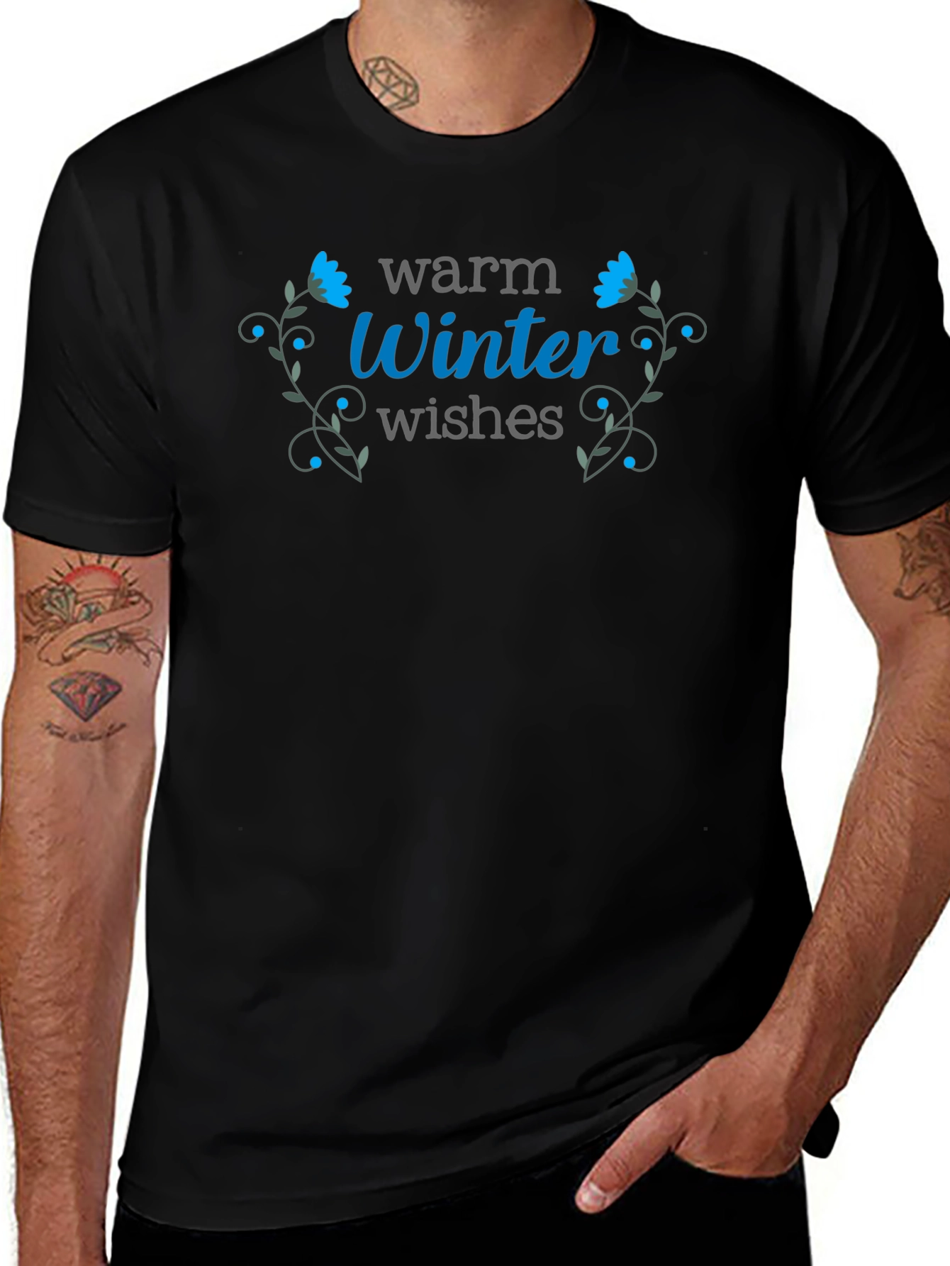 Winter Wishes Graphic Tee - Warm Holiday Cheer