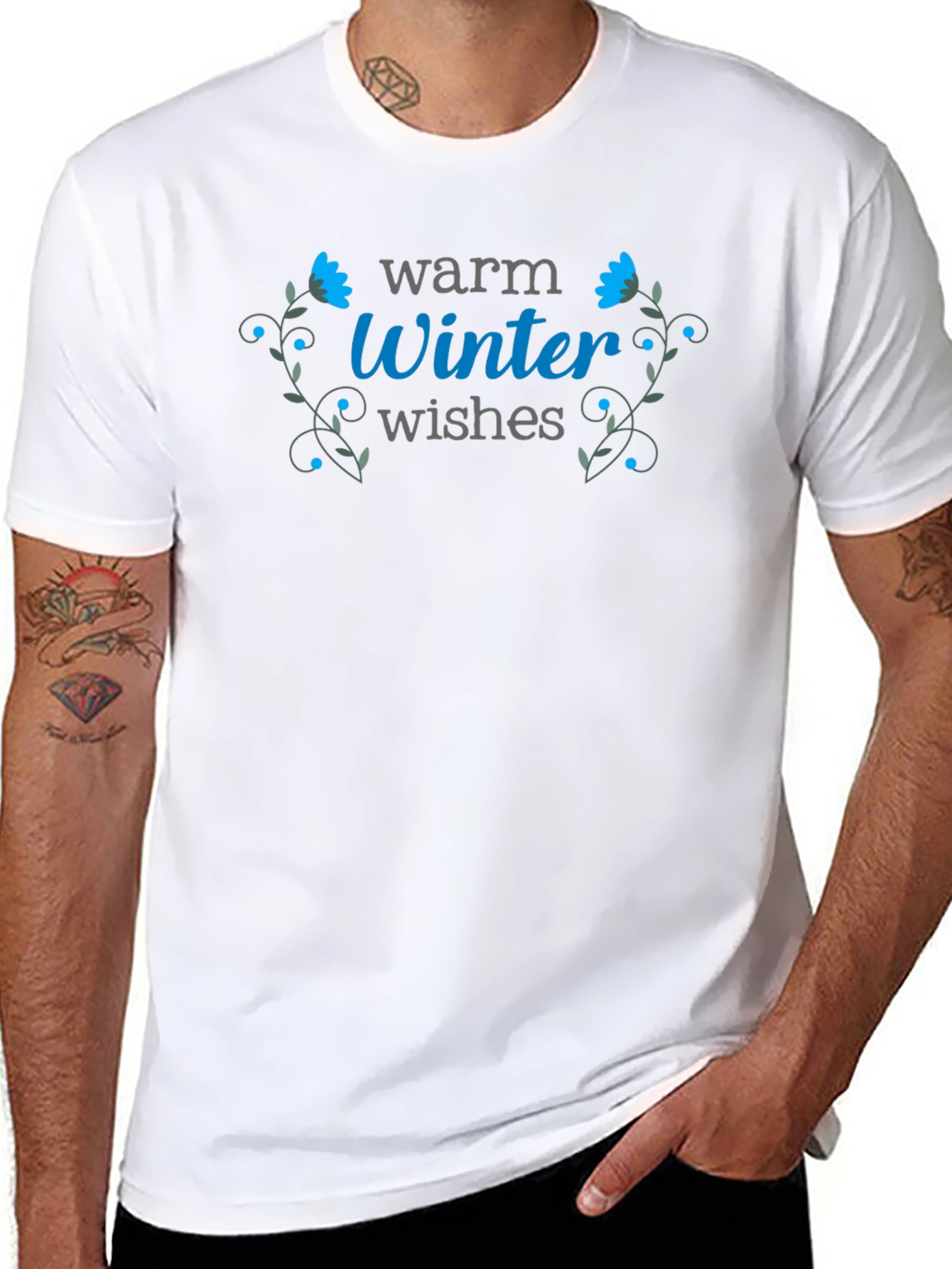 Winter Wishes Graphic Tee - Warm Holiday Cheer
