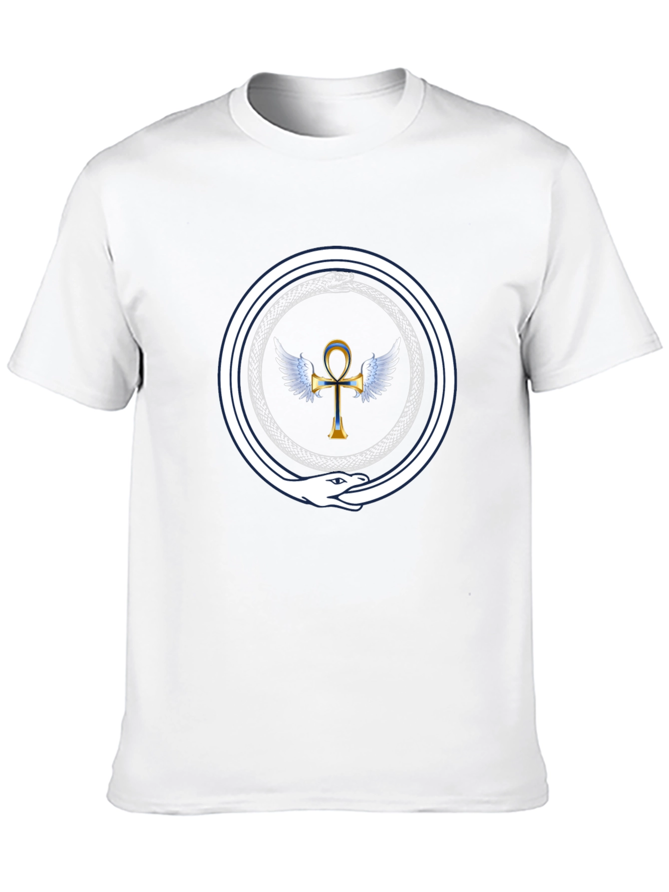 Ouroboros Ankh Wings T-Shirt