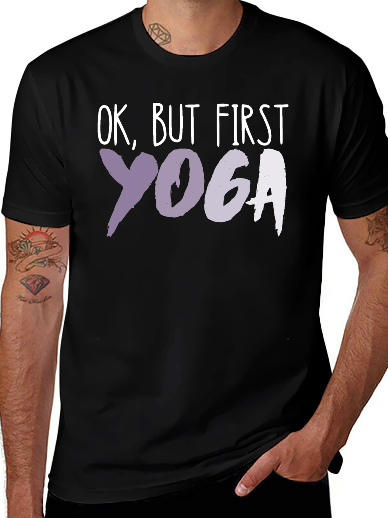 Ok But First Yoga T-Shirt