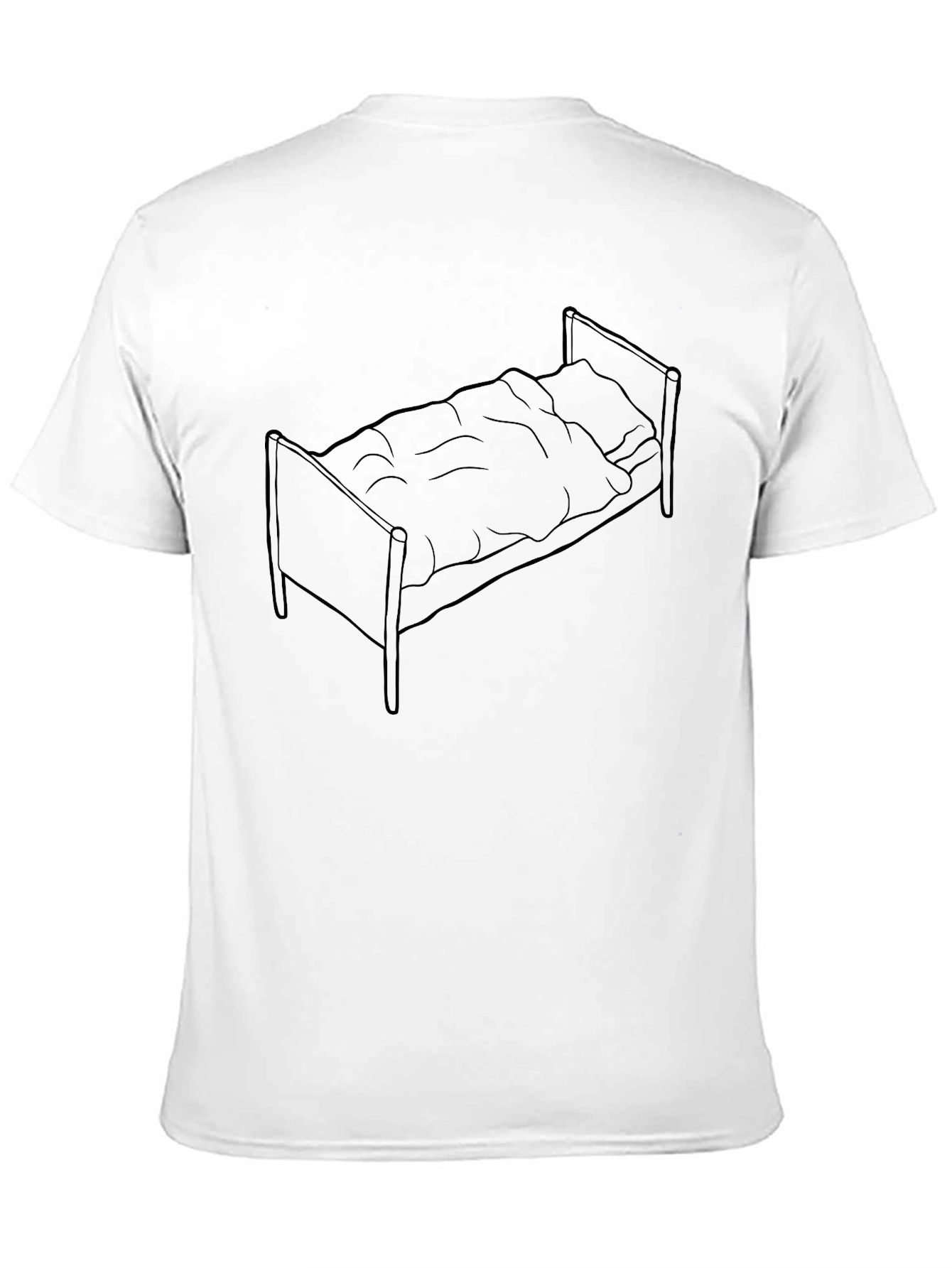 Dreamy Bed Graphic Tee - Soft Cotton Comfort