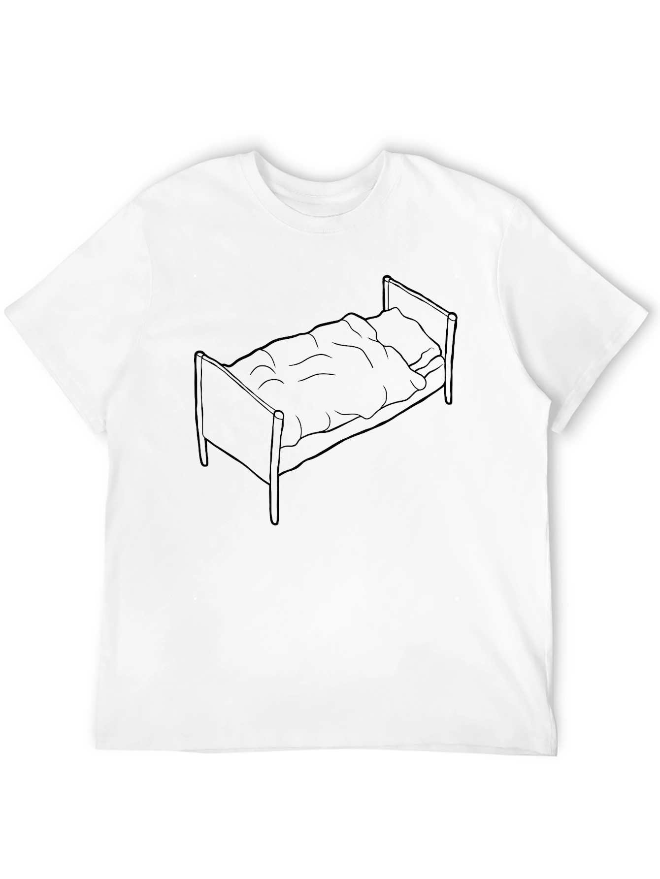 Dreamy Bed Graphic Tee - Soft Cotton Comfort