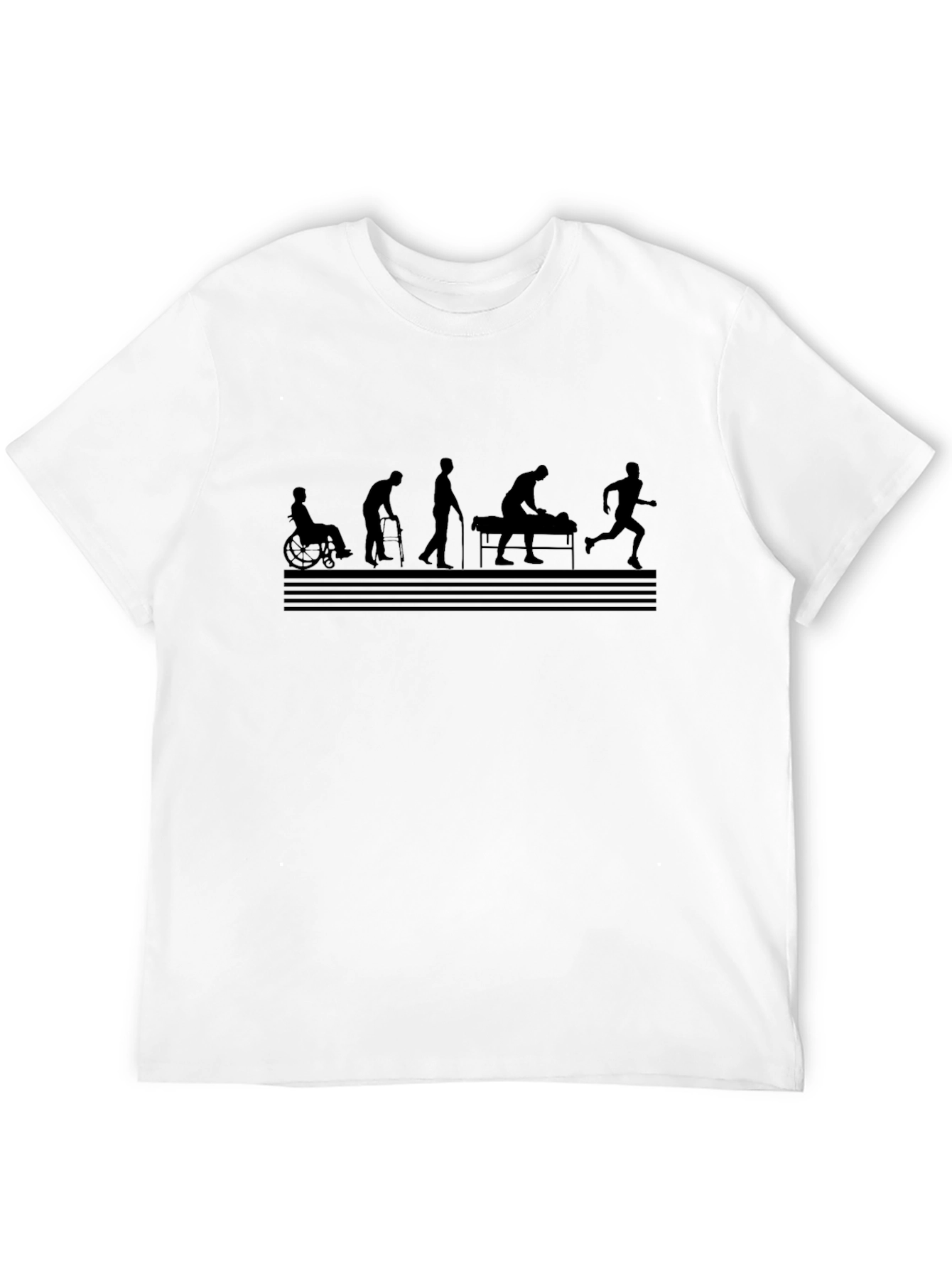 Evolution of Healing Black T-Shirt
