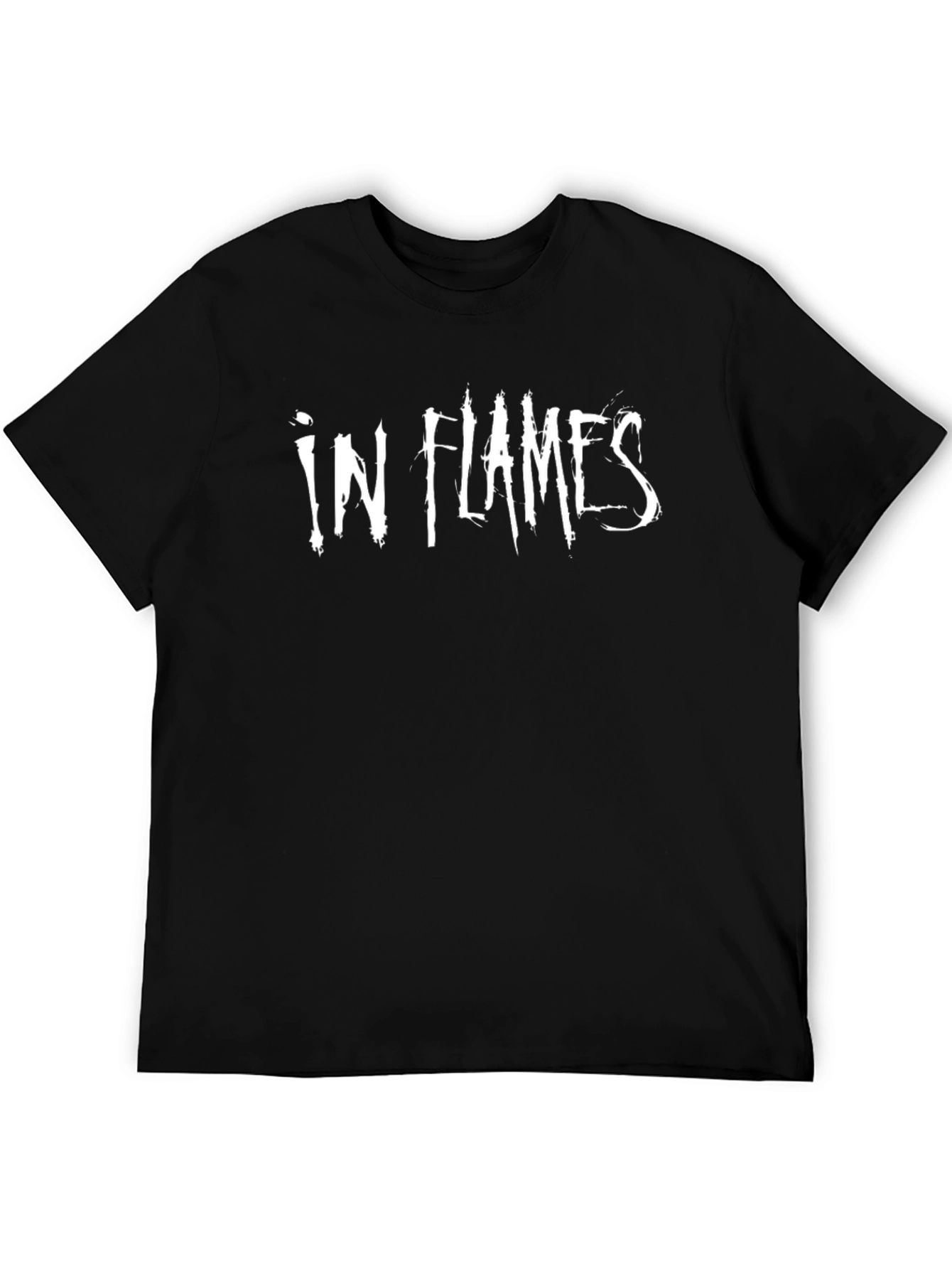 In Flames Band Logo Black T-Shirt