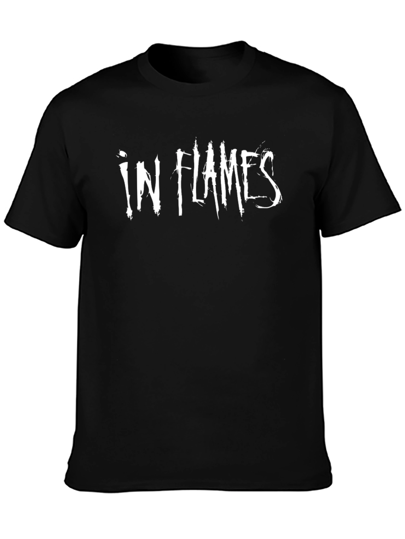 In Flames Band Logo Black T-Shirt