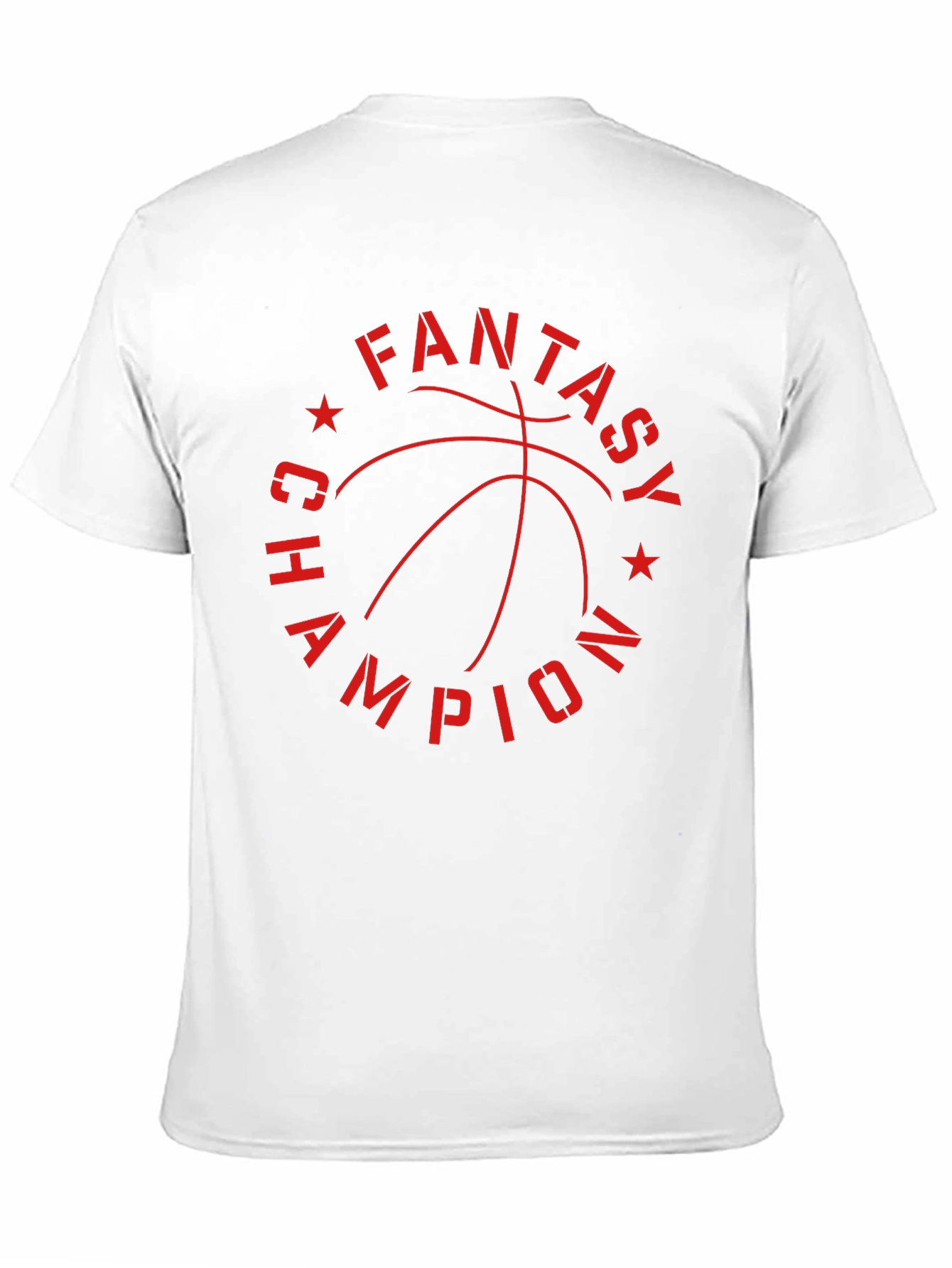 Fantasy Champion Basketball Graphic Tee - Black