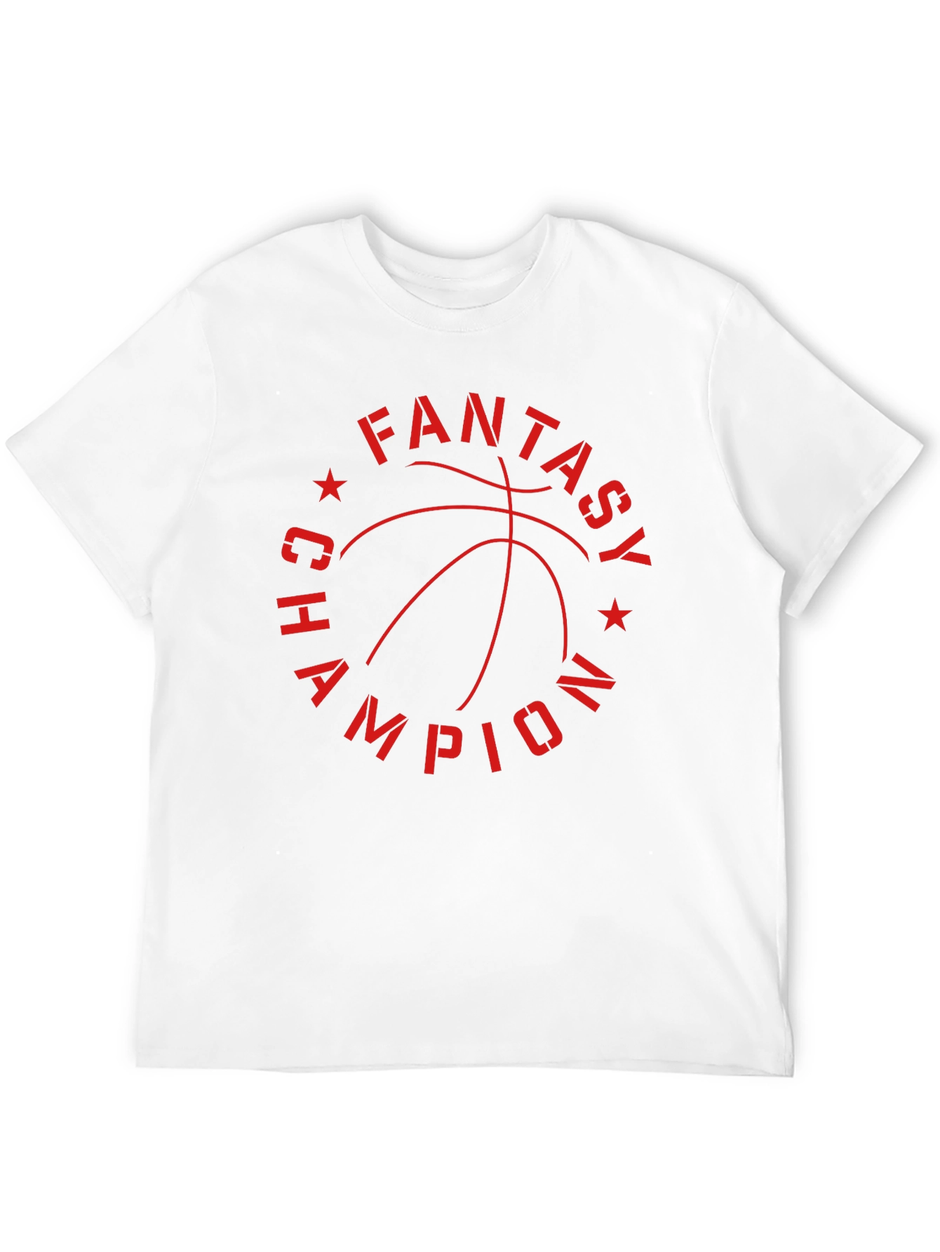 Fantasy Champion Basketball Graphic Tee - Black