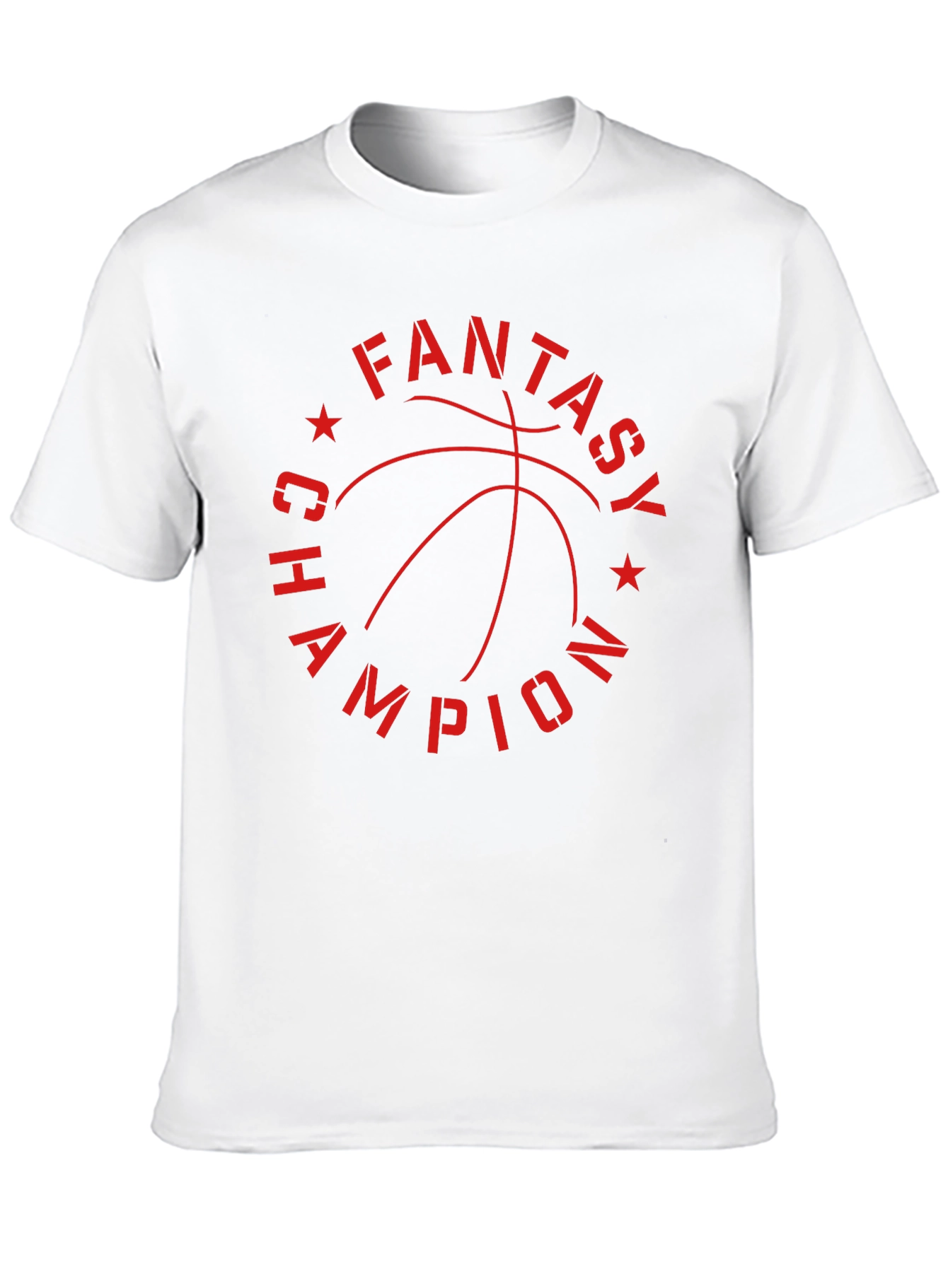 Fantasy Champion Basketball Graphic Tee - Black