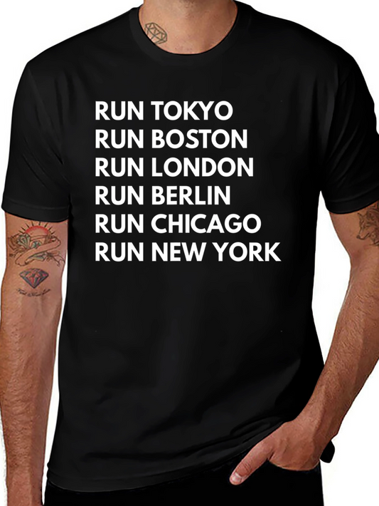 Runners Destination T-Shirt - Tokyo Boston London & More!