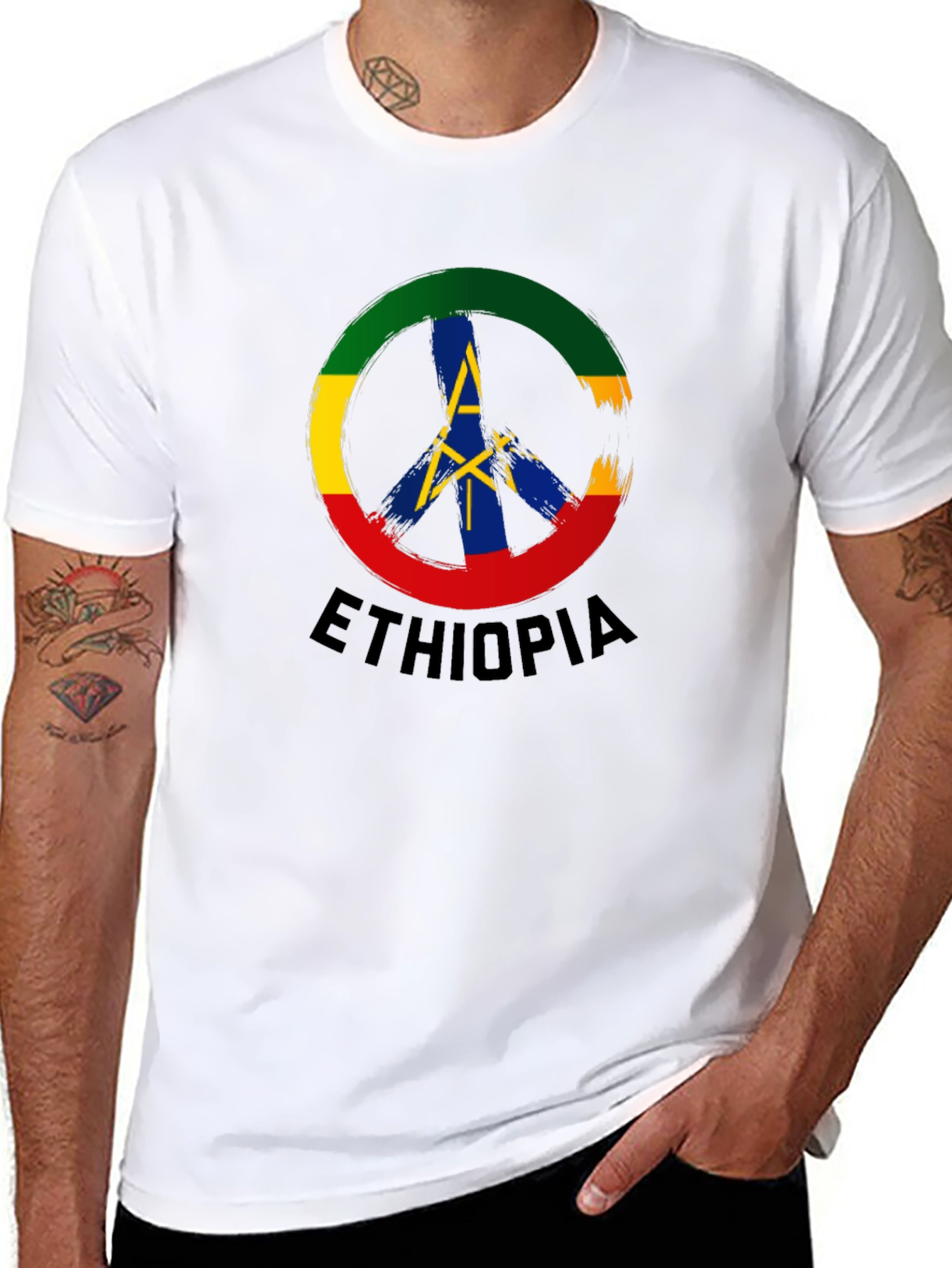 Ethiopia Peace Sign T-Shirt