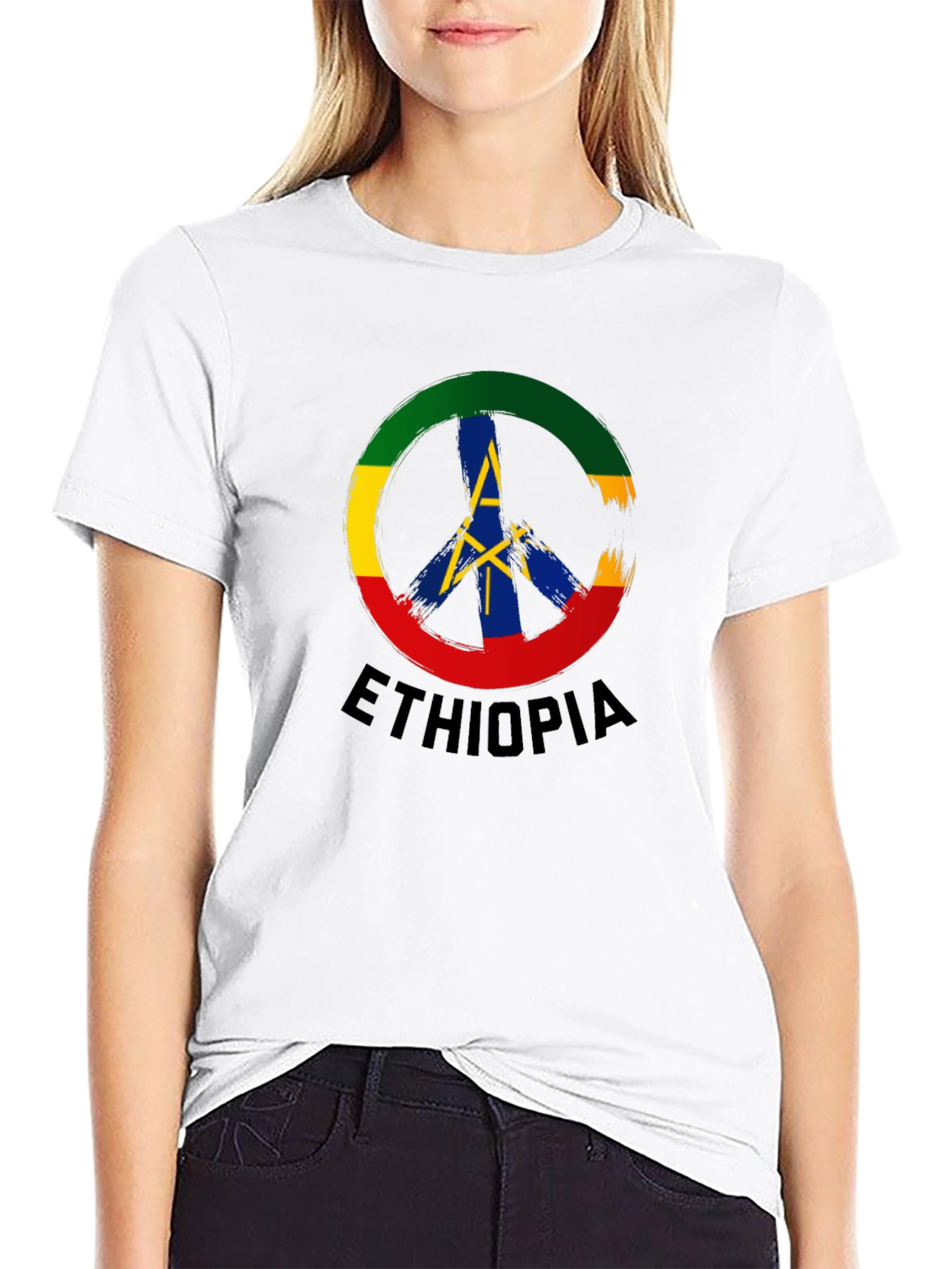 Ethiopia Peace Sign T-Shirt
