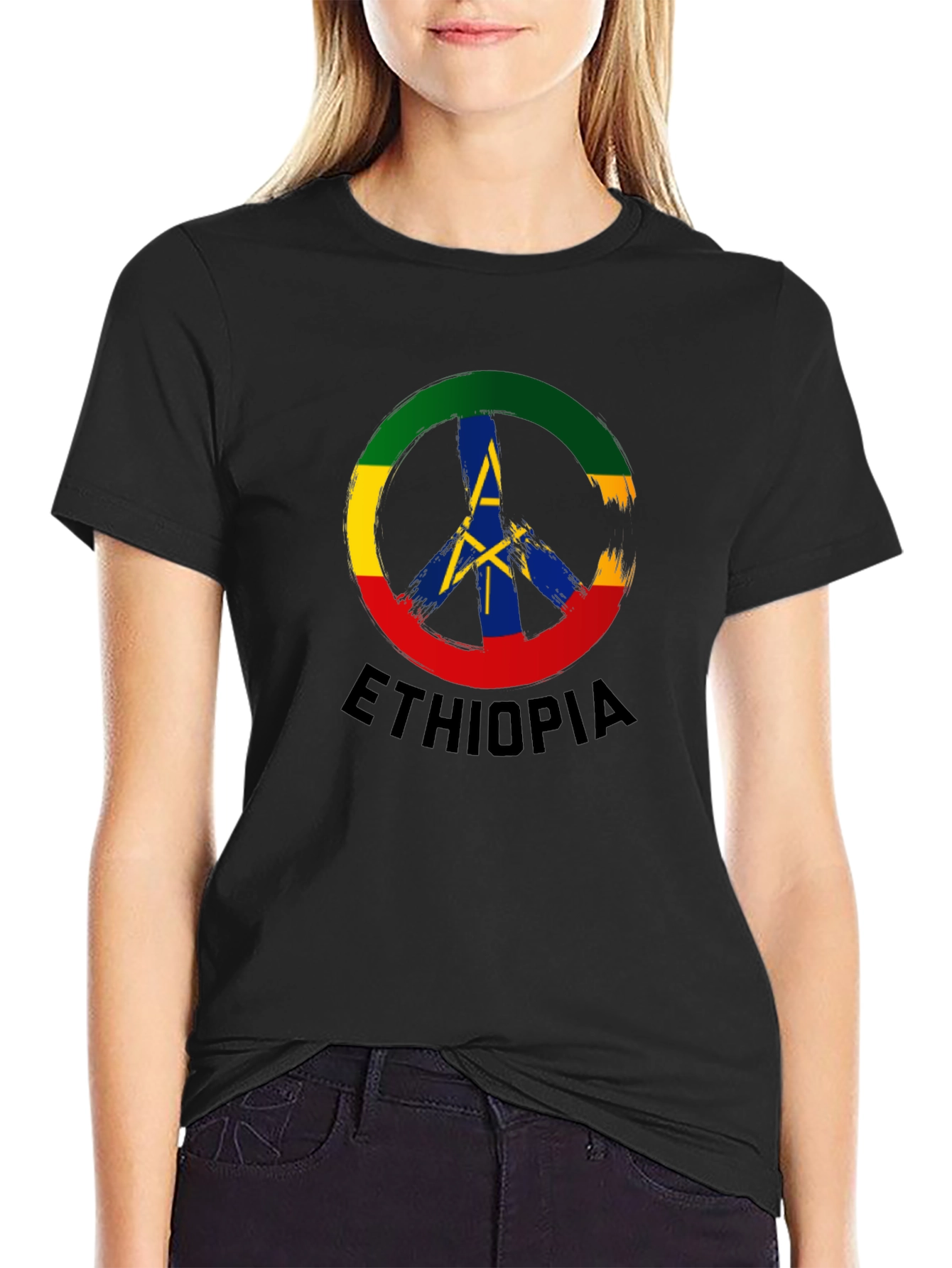 Ethiopia Peace Sign T-Shirt