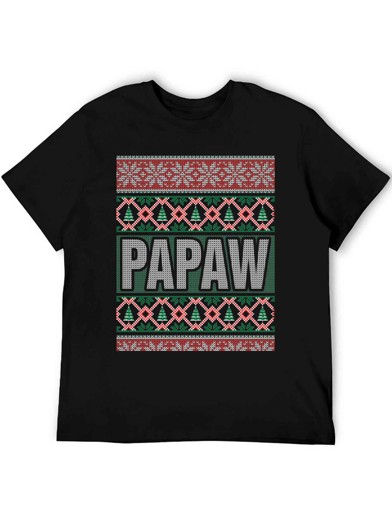 Papaw Ugly Christmas Sweater T-Shirt
