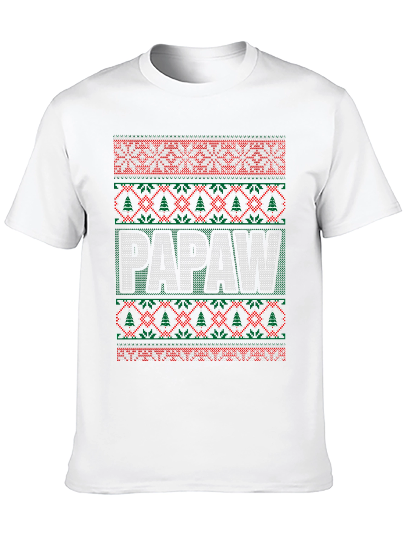 Papaw Ugly Christmas Sweater T-Shirt
