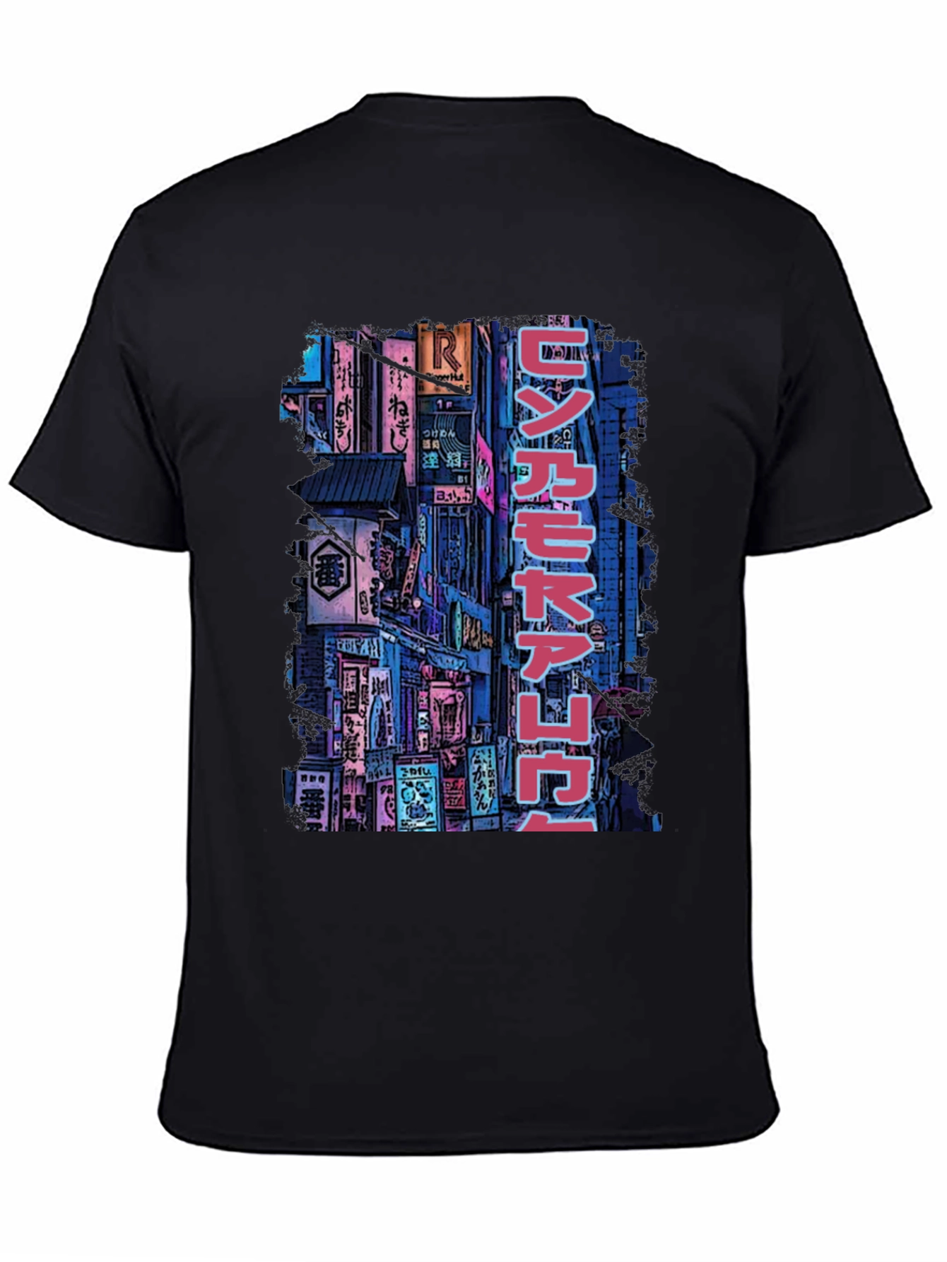 Cyberpunk Tokyo Street Style Graphic T-Shirt