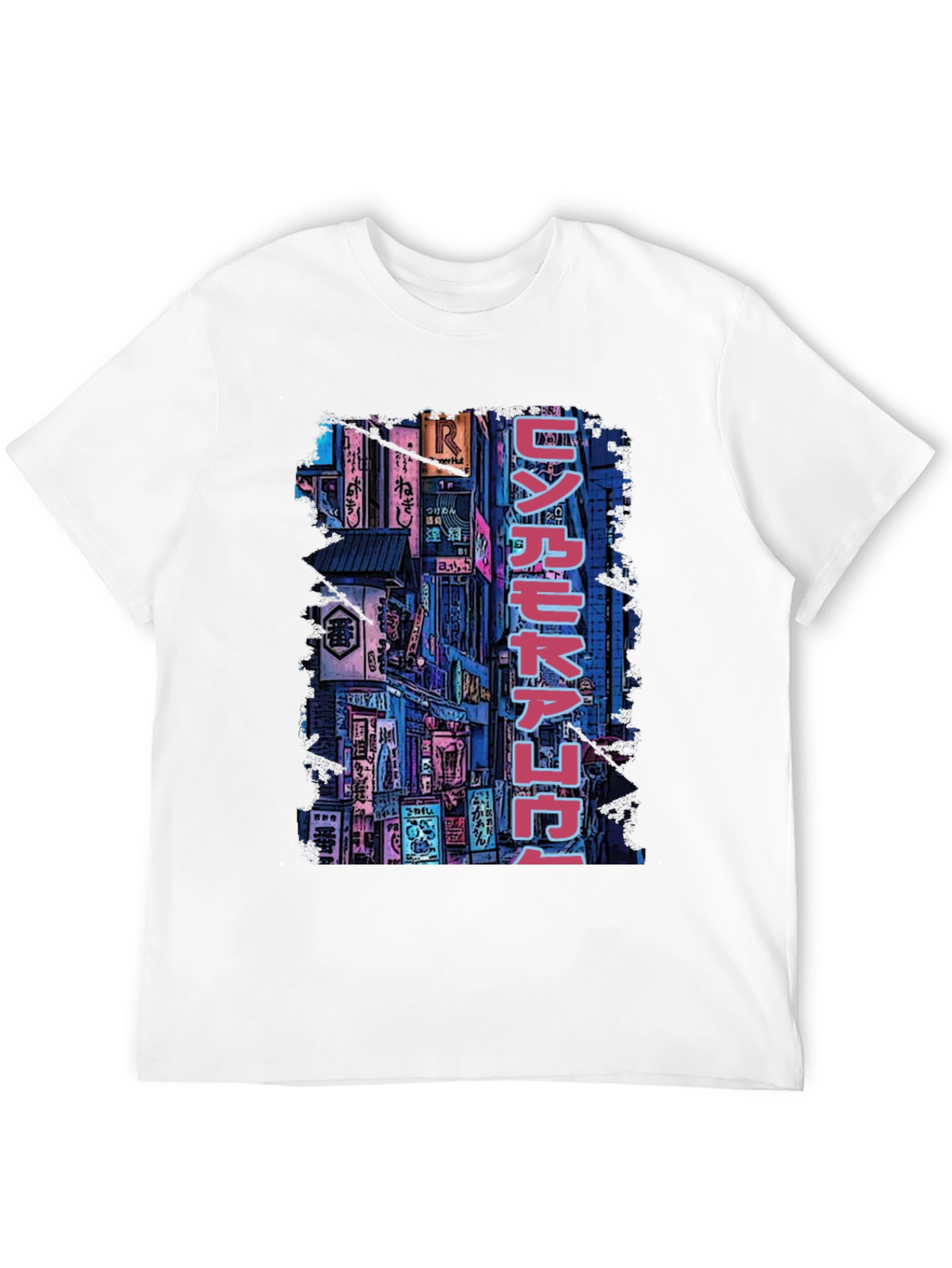 Cyberpunk Tokyo Street Style Graphic T-Shirt