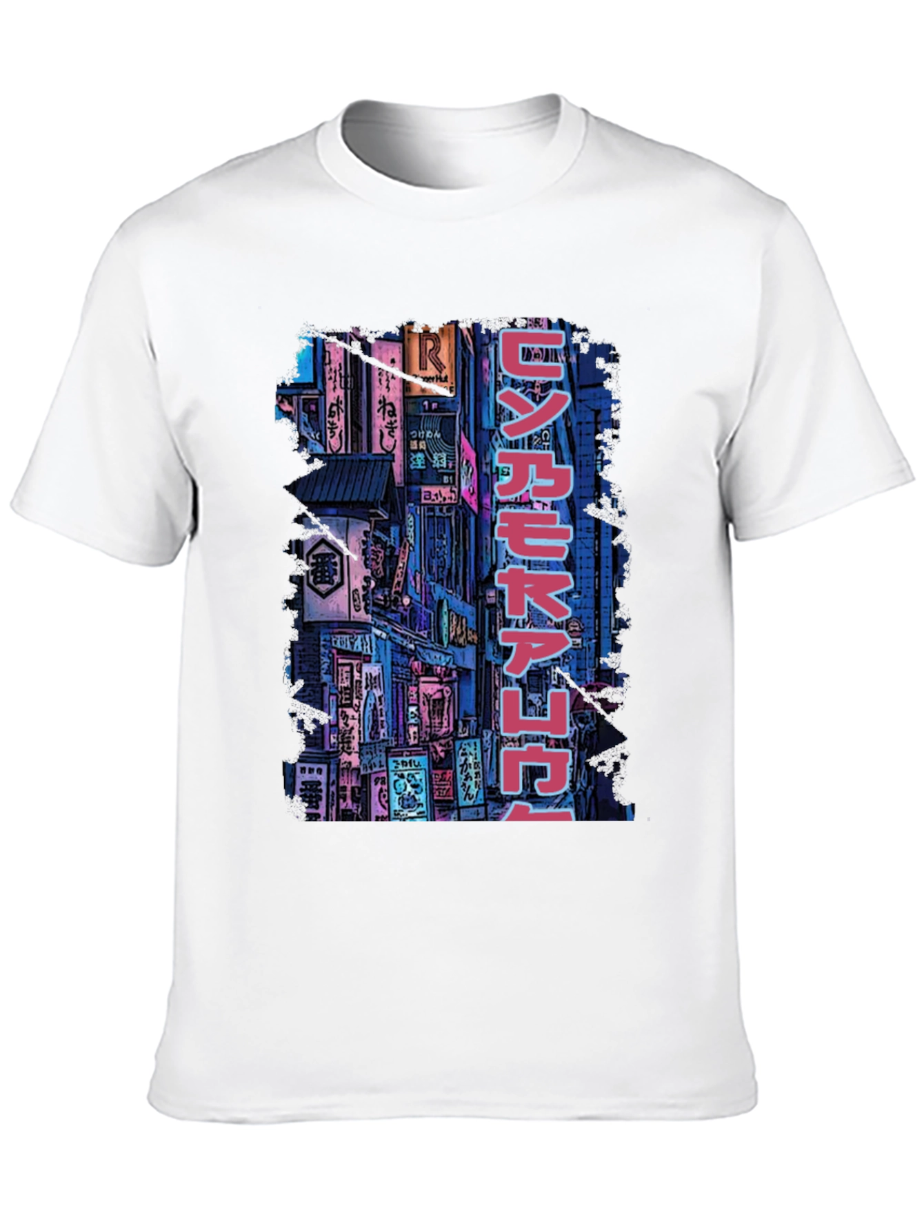 Cyberpunk Tokyo Street Style Graphic T-Shirt