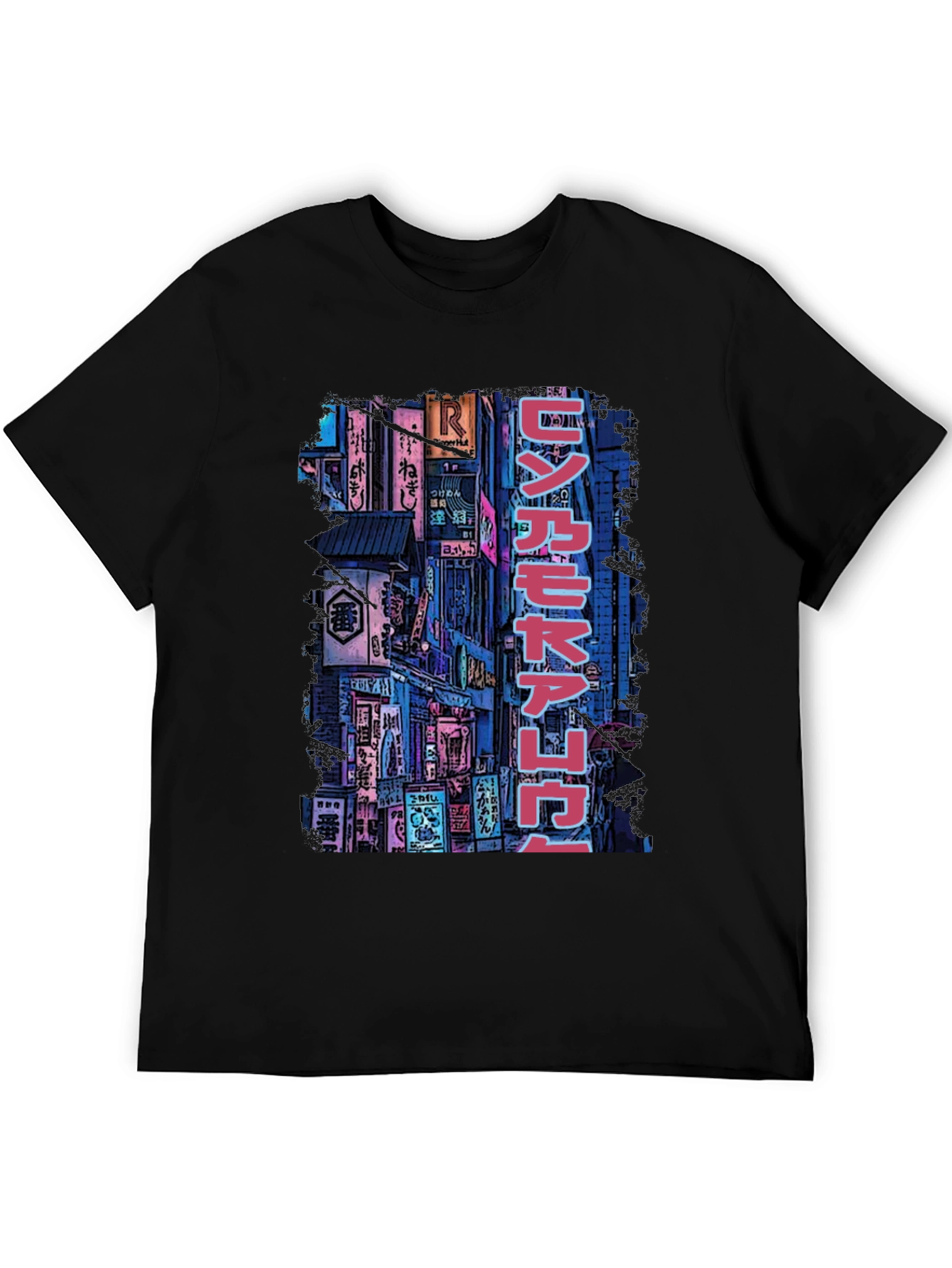 Cyberpunk Tokyo Street Style Graphic T-Shirt