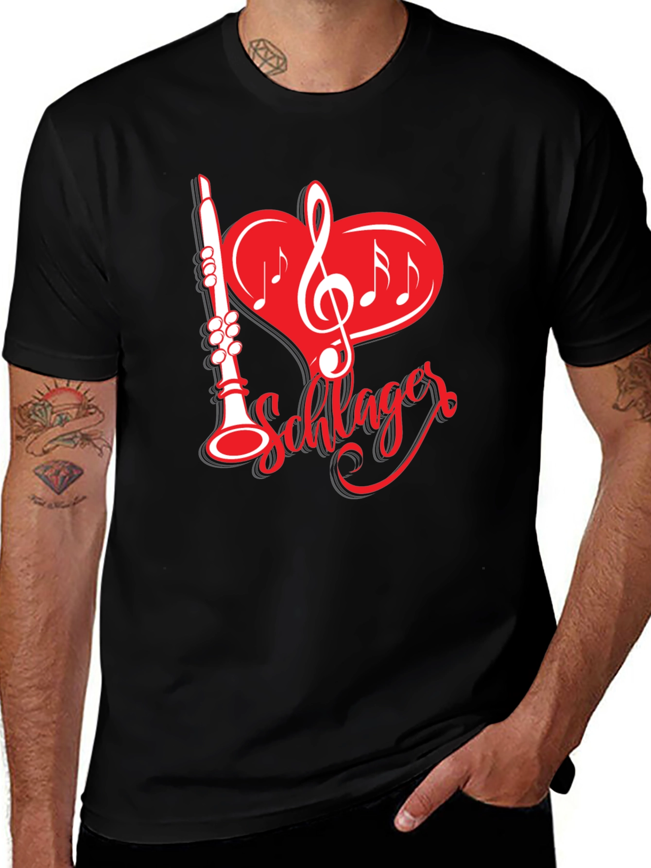 I Love Schlager Music T-Shirt