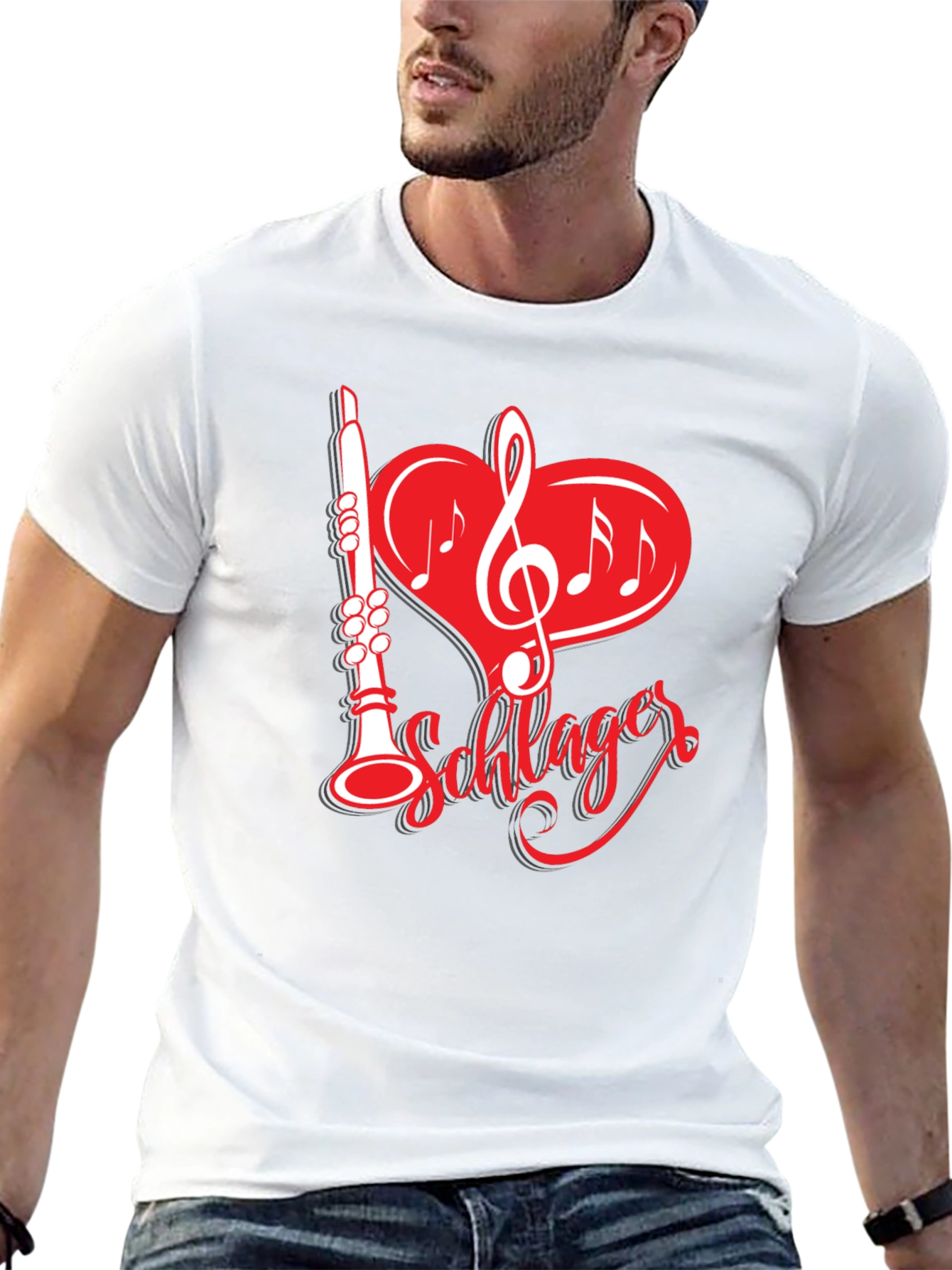 I Love Schlager Music T-Shirt