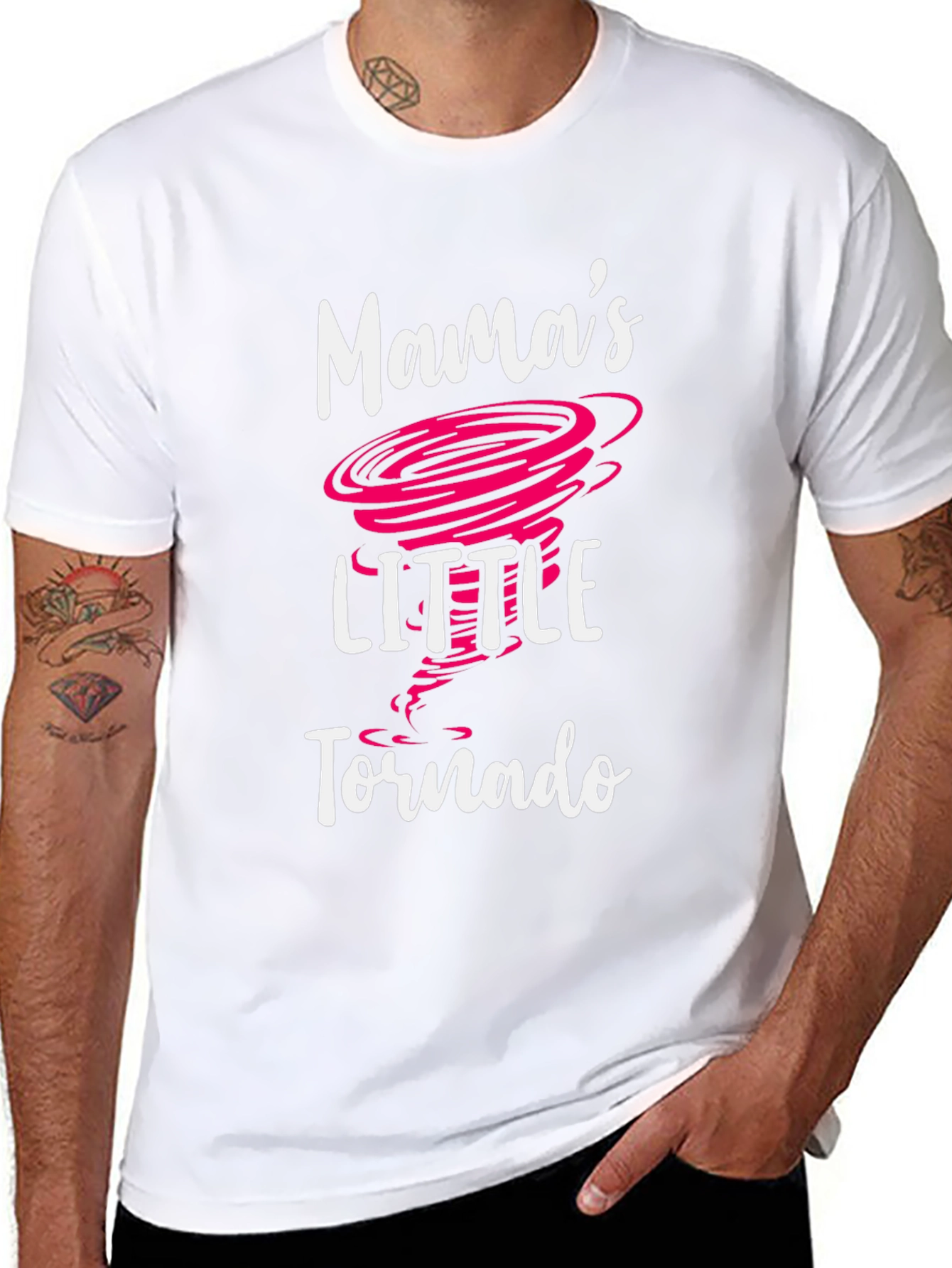 Mamas Little Tornado Graphic Tee - Black