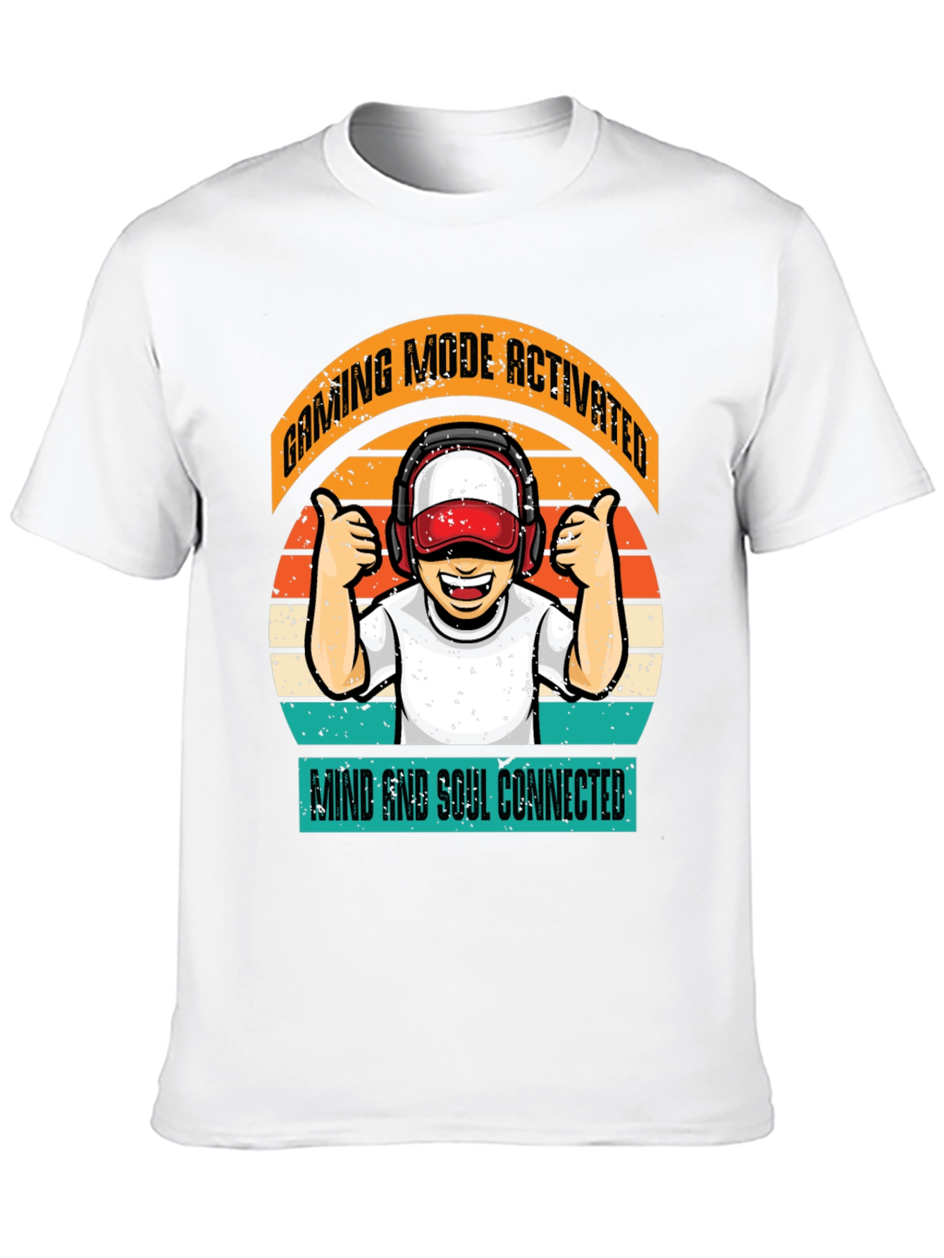 Gaming Mode Activated Black T-Shirt