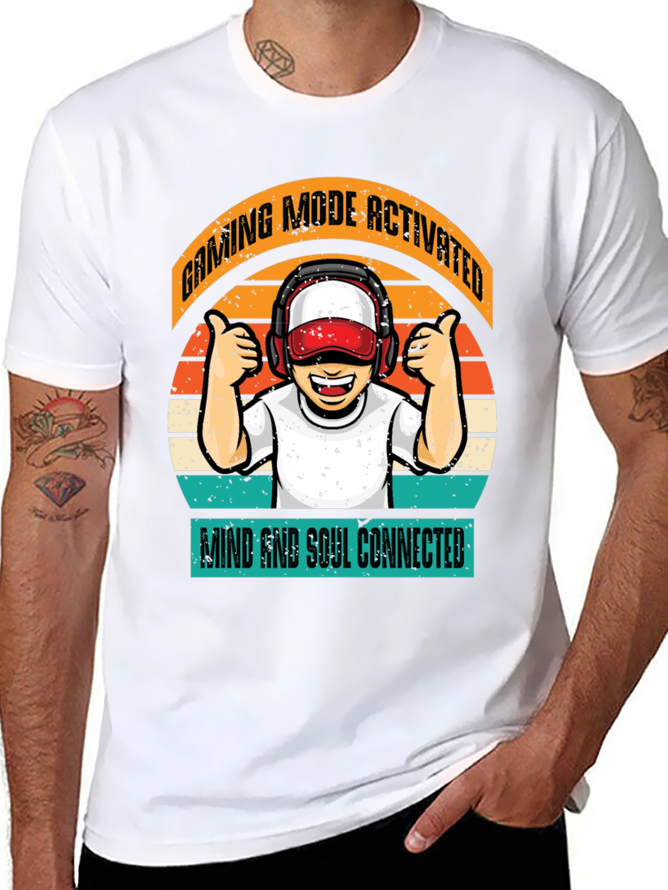 Gaming Mode Activated Black T-Shirt