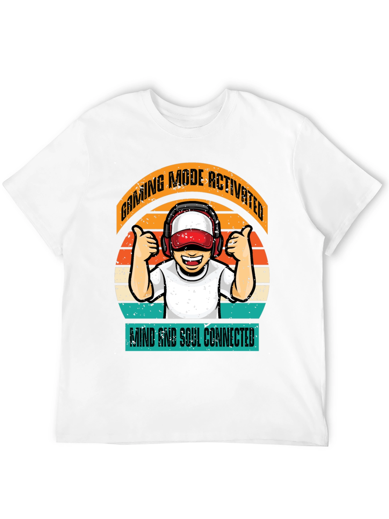 Gaming Mode Activated Black T-Shirt