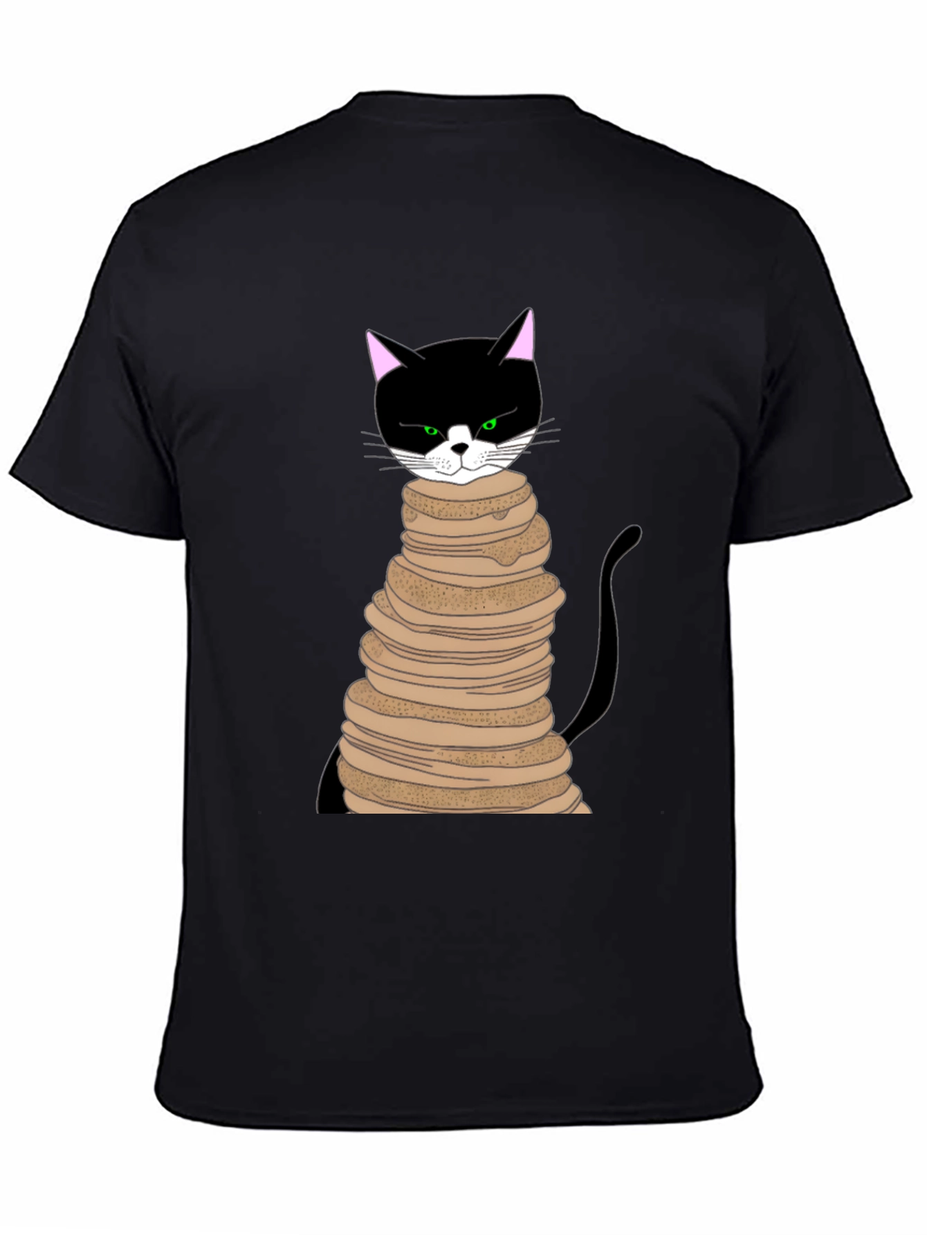 Cat Pancake Stack T-Shirt - Funny & Unique Design