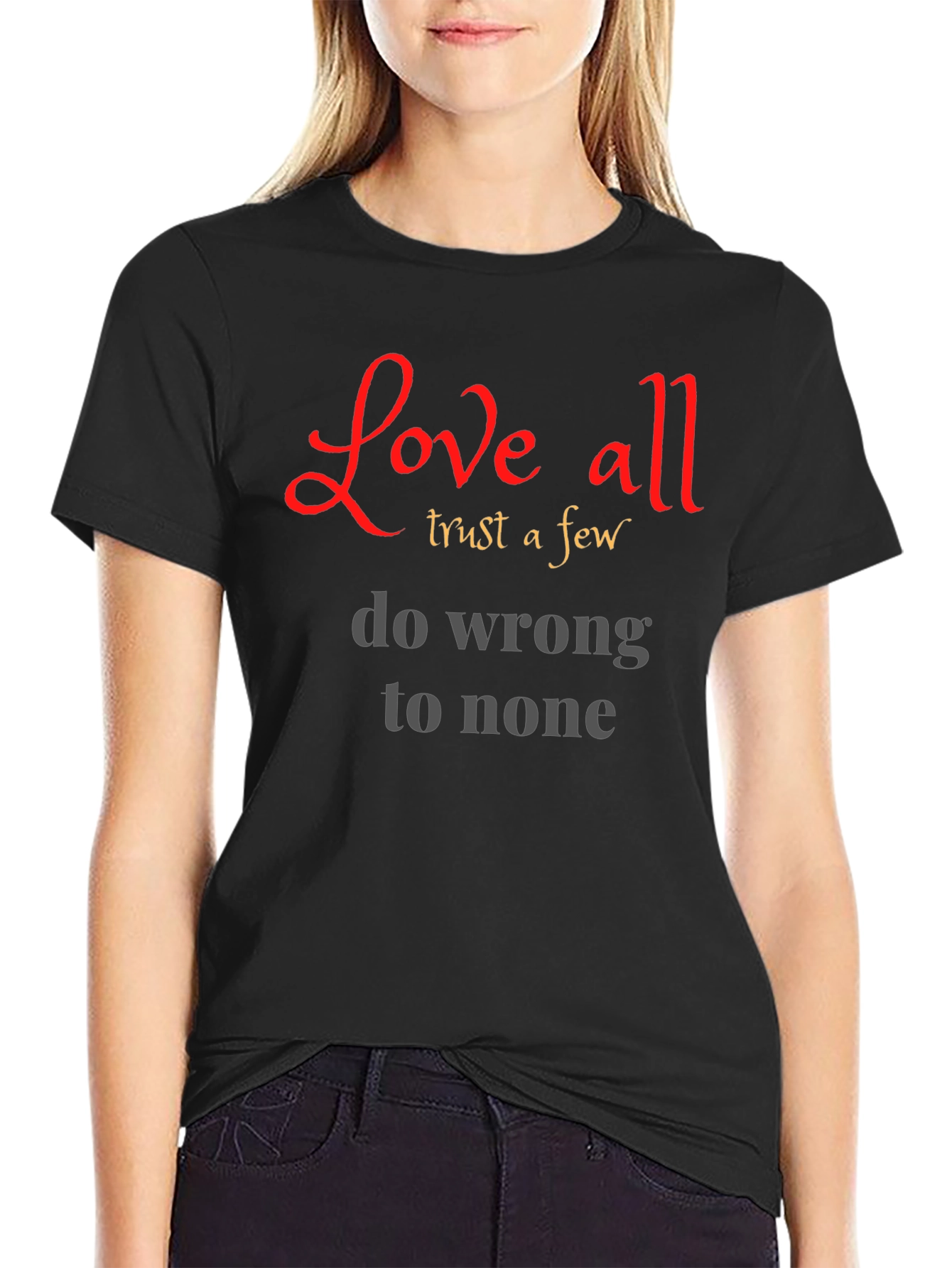 Love All Trust a Few Graphic T-Shirt
