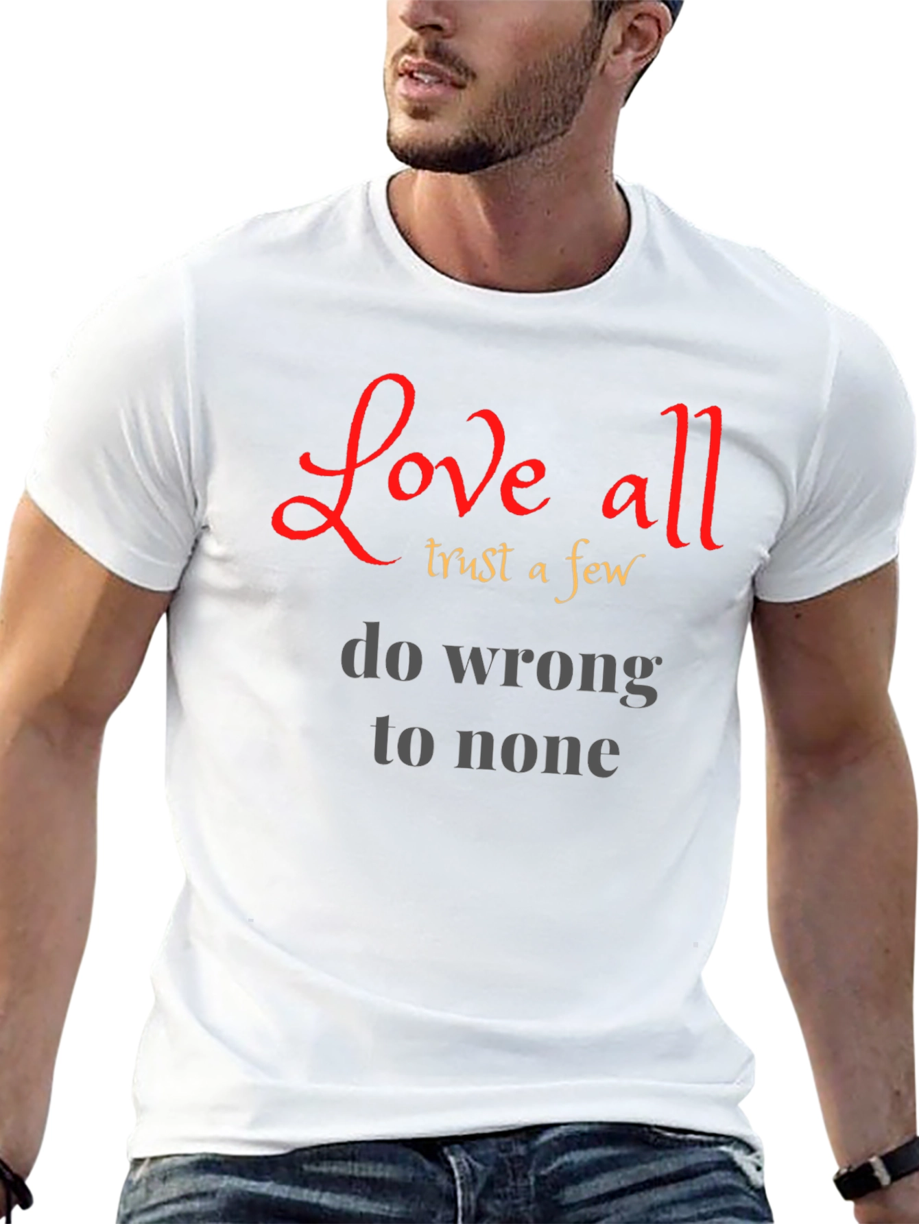 Love All Trust a Few Graphic T-Shirt