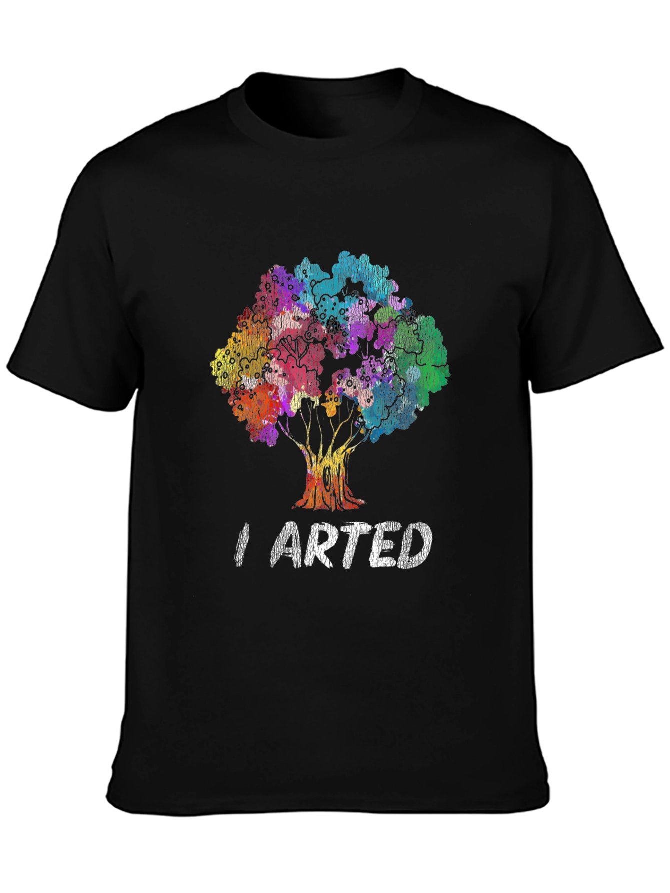Artistic Tree Graphic Tee - I Arted