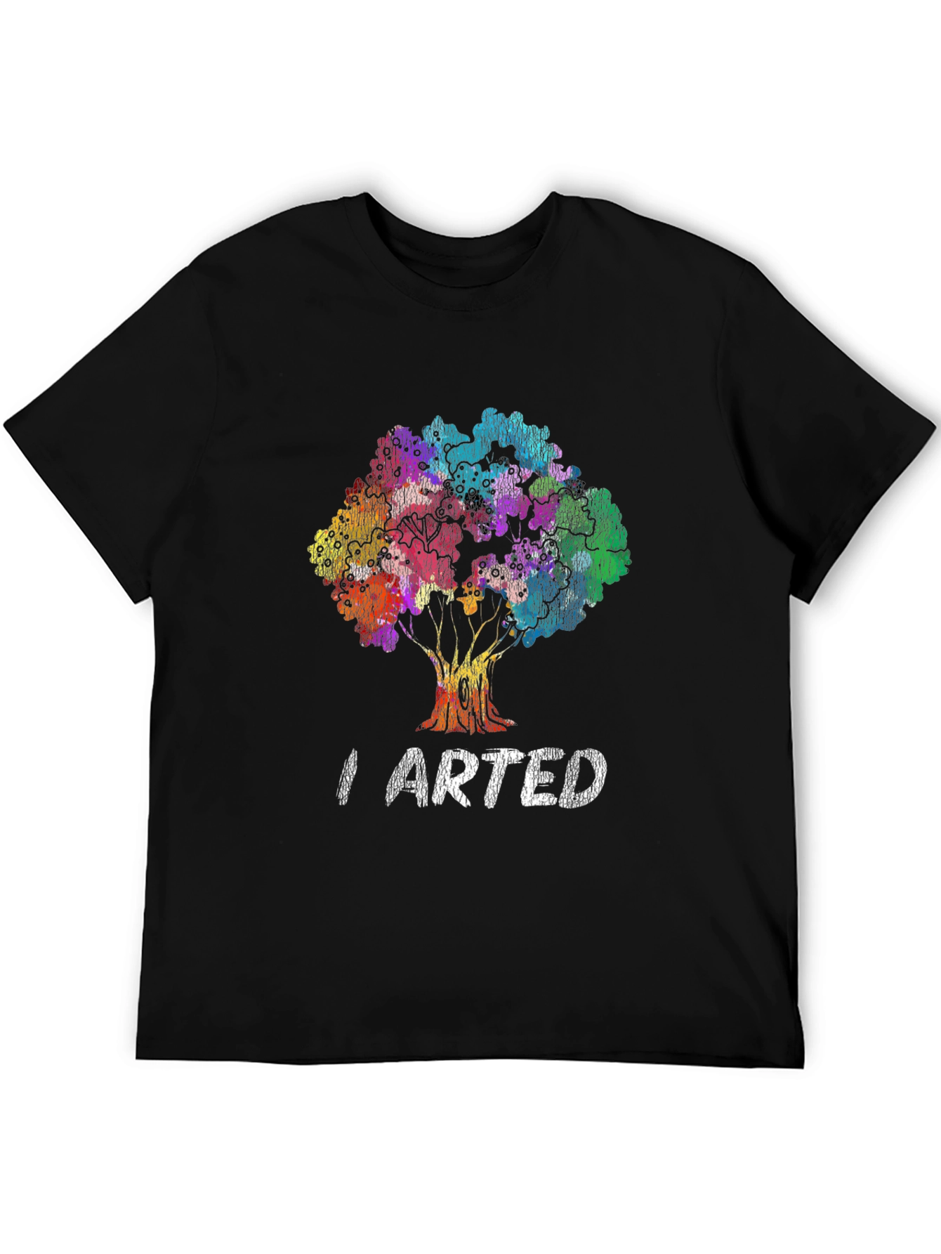 Artistic Tree Graphic Tee - I Arted