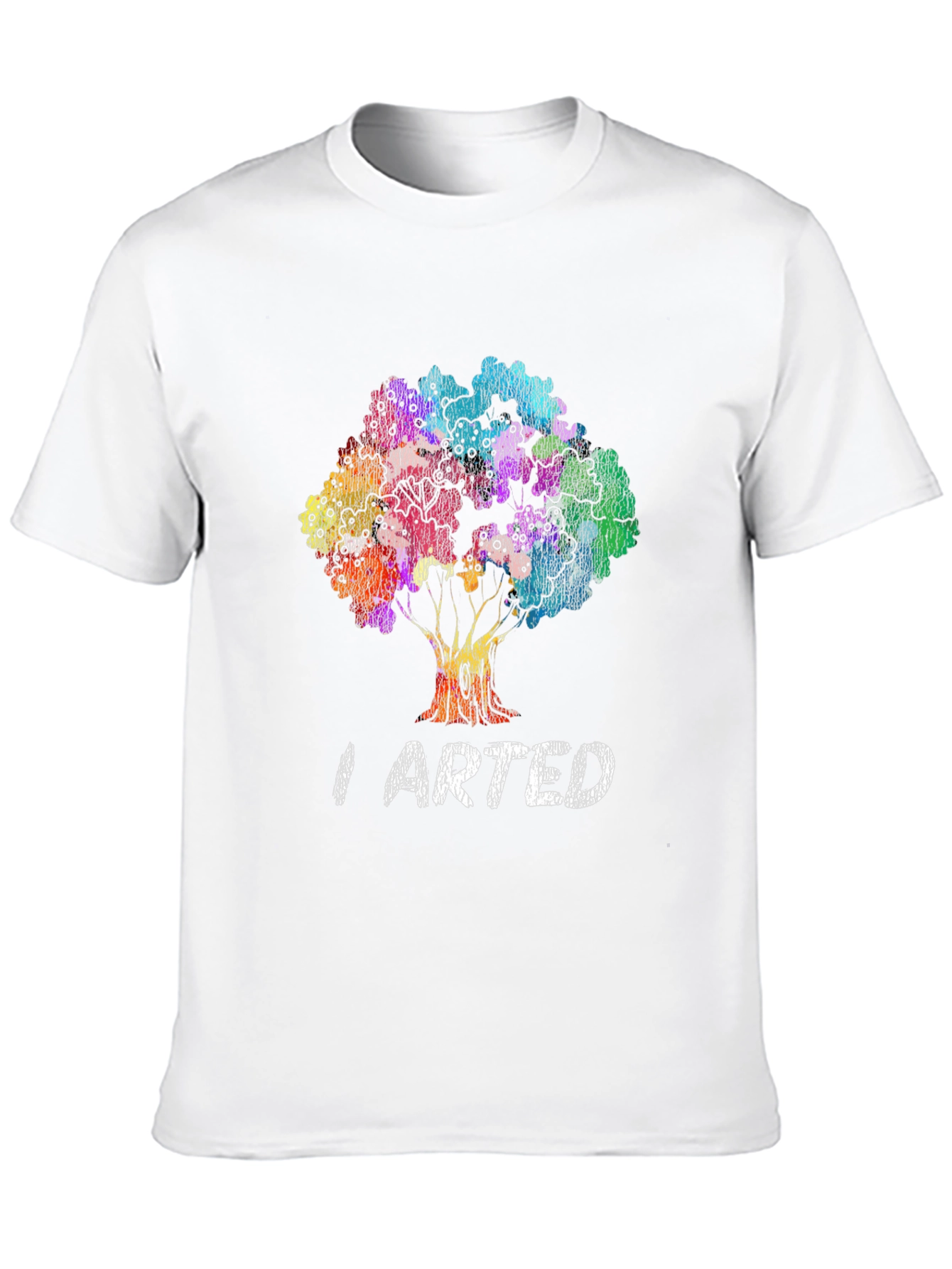 Artistic Tree Graphic Tee - I Arted