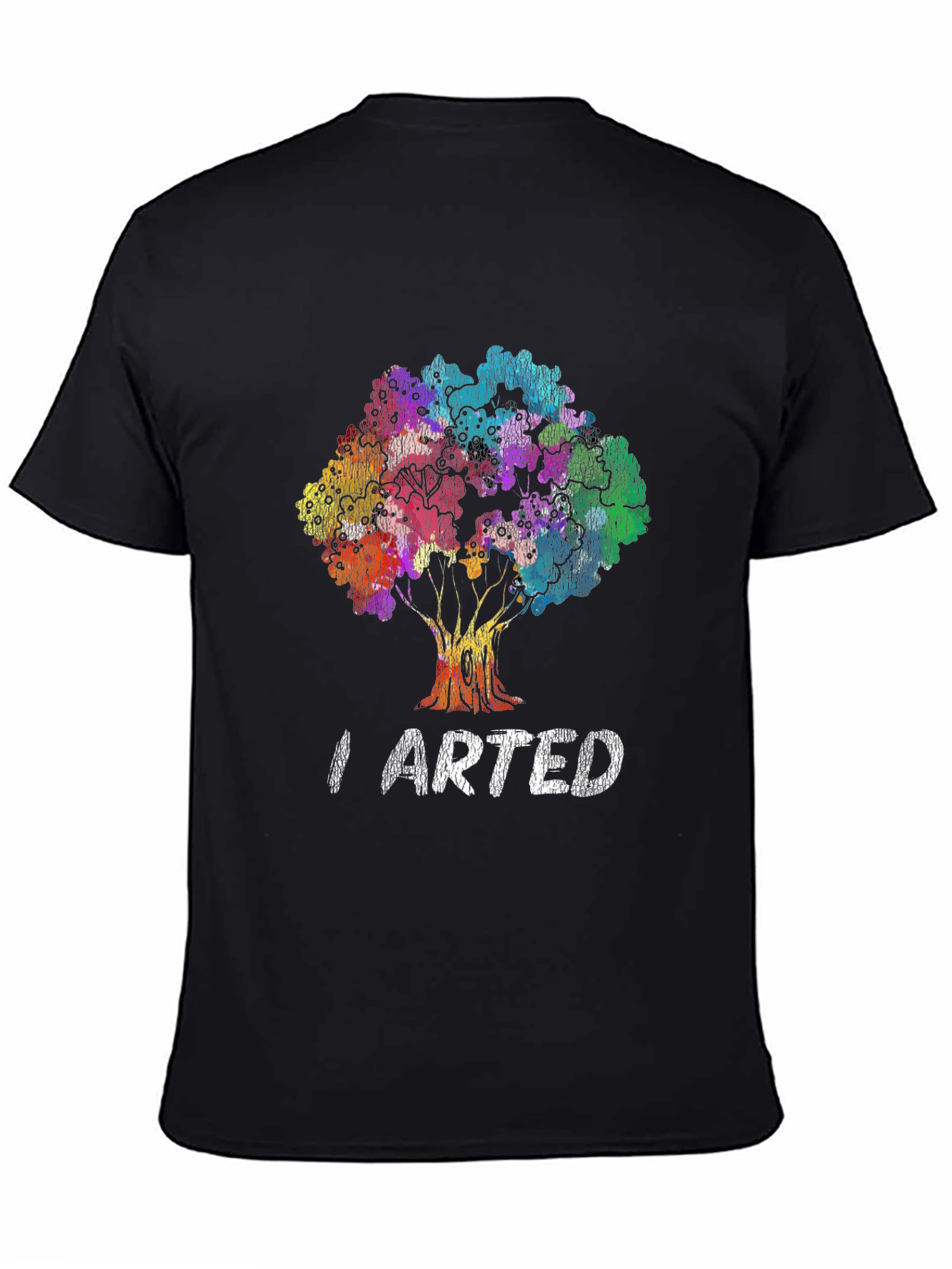 Artistic Tree Graphic Tee - I Arted