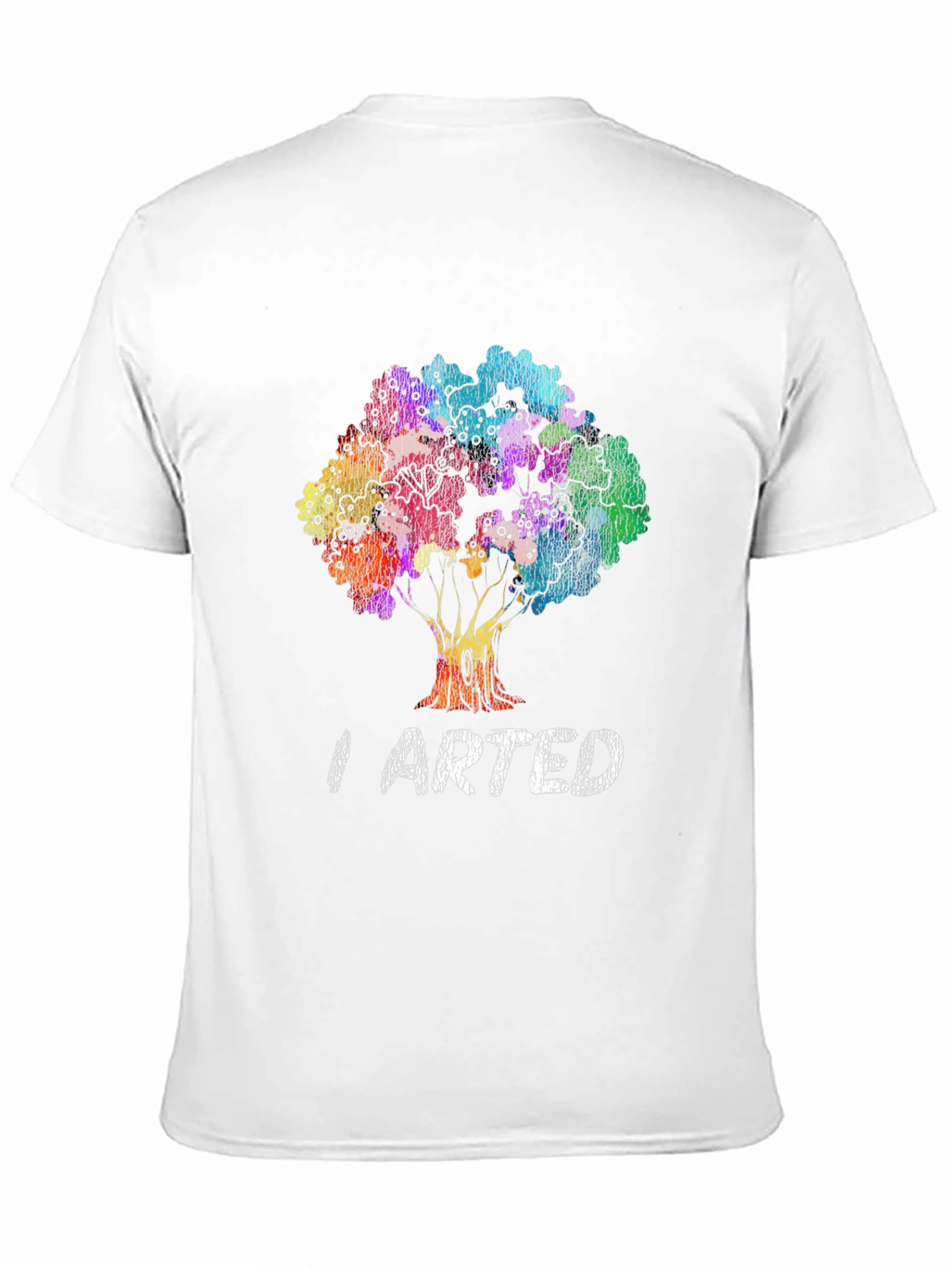 Artistic Tree Graphic Tee - I Arted