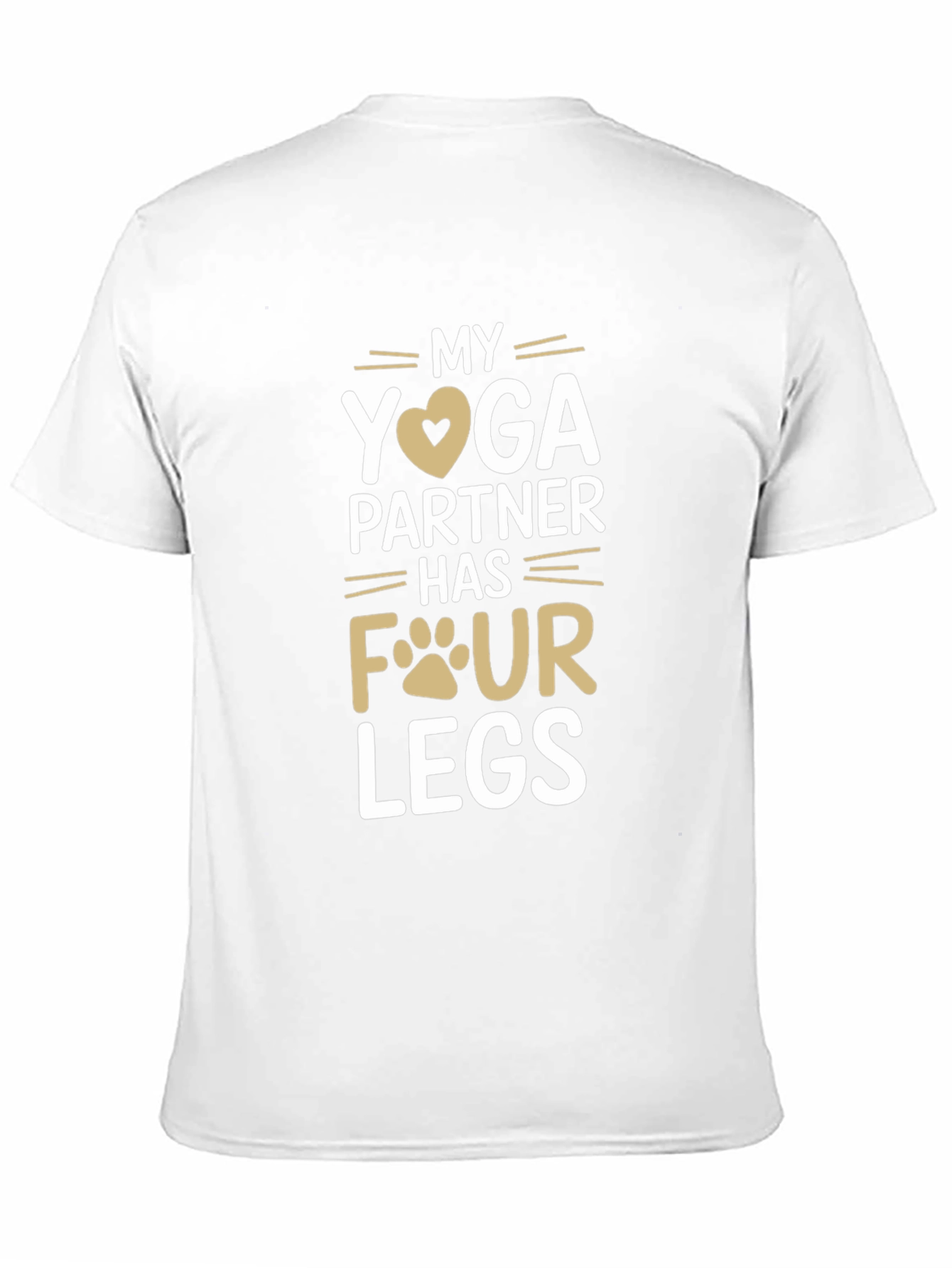 Yoga Partner Four Legs Graphic Tee