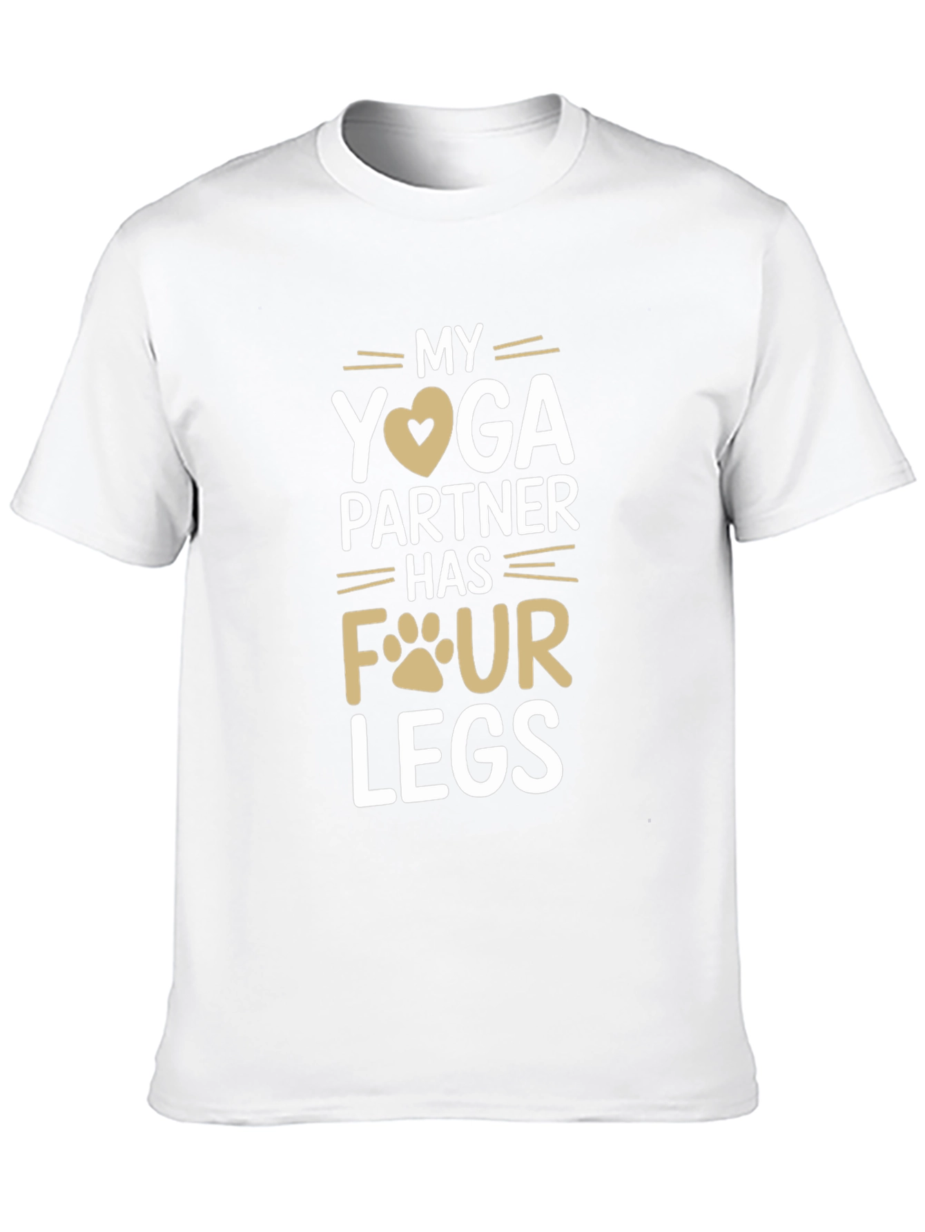 Yoga Partner Four Legs Graphic Tee