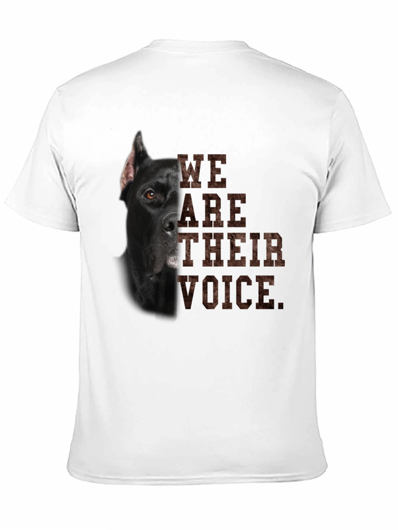 Dog Lover T-Shirt - We Are Their Voice