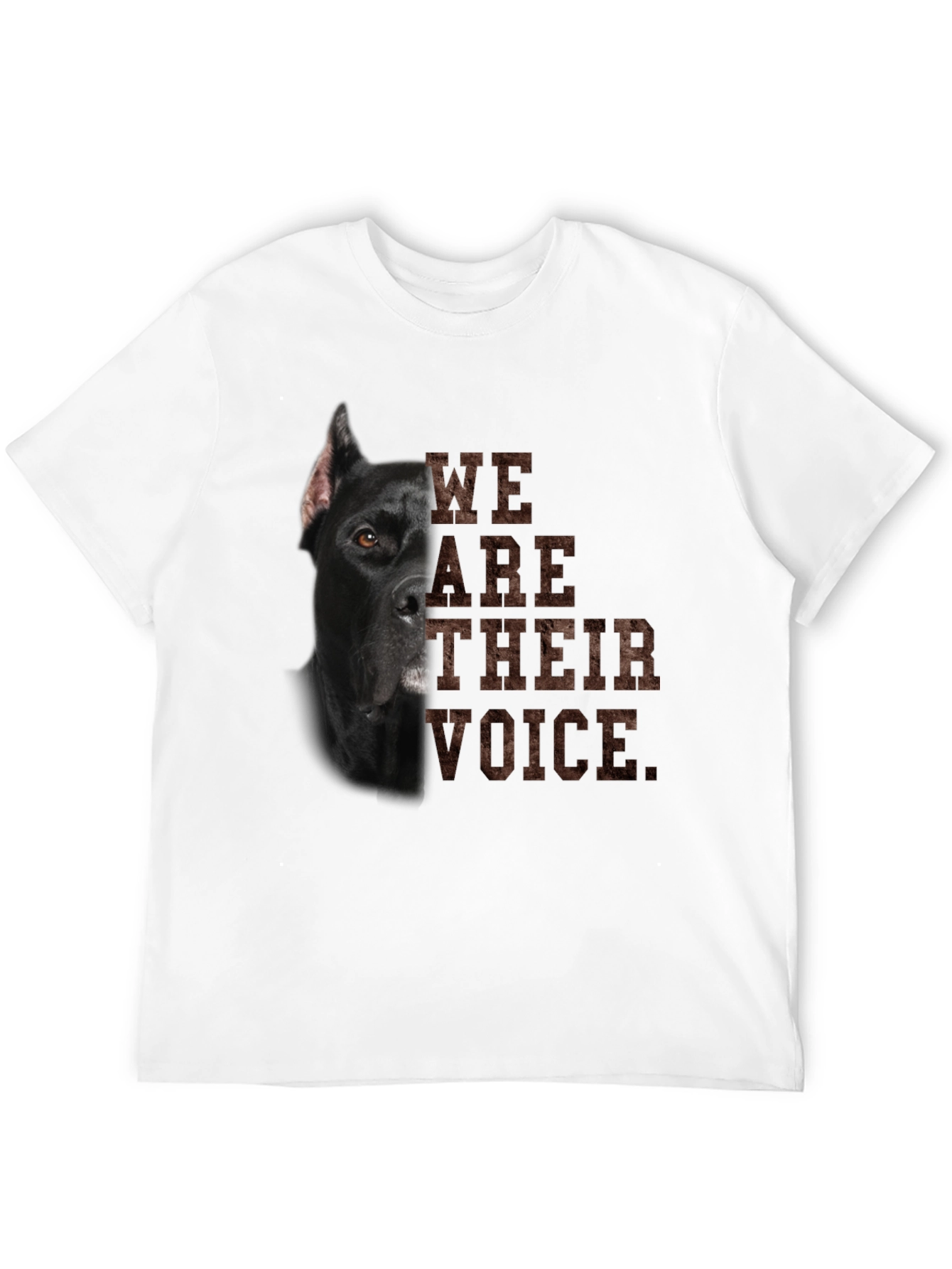 Dog Lover T-Shirt - We Are Their Voice